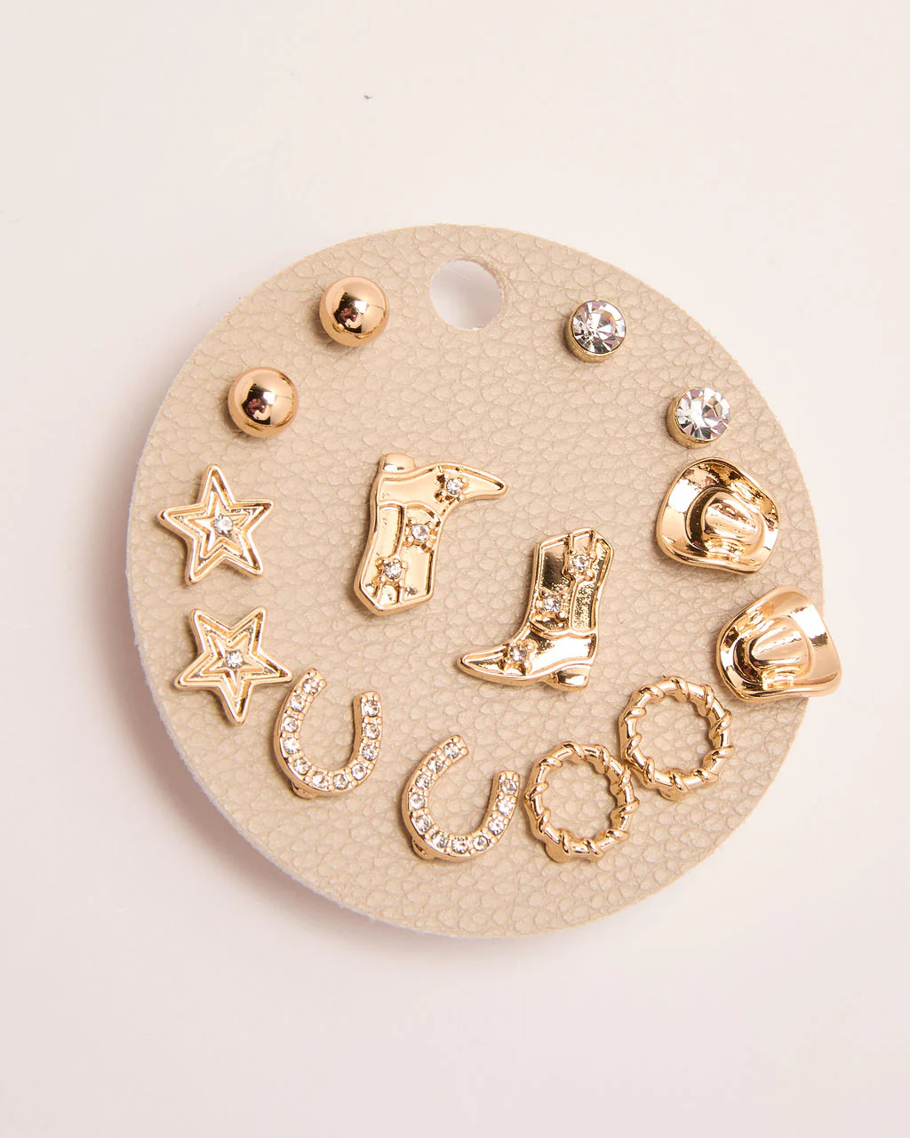 Boho Spur Western Stud Earring Set