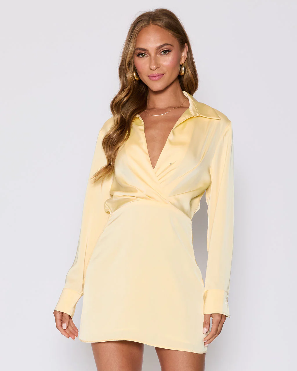 Booked and Busy Collared Shirt Mini Dress - Image 7