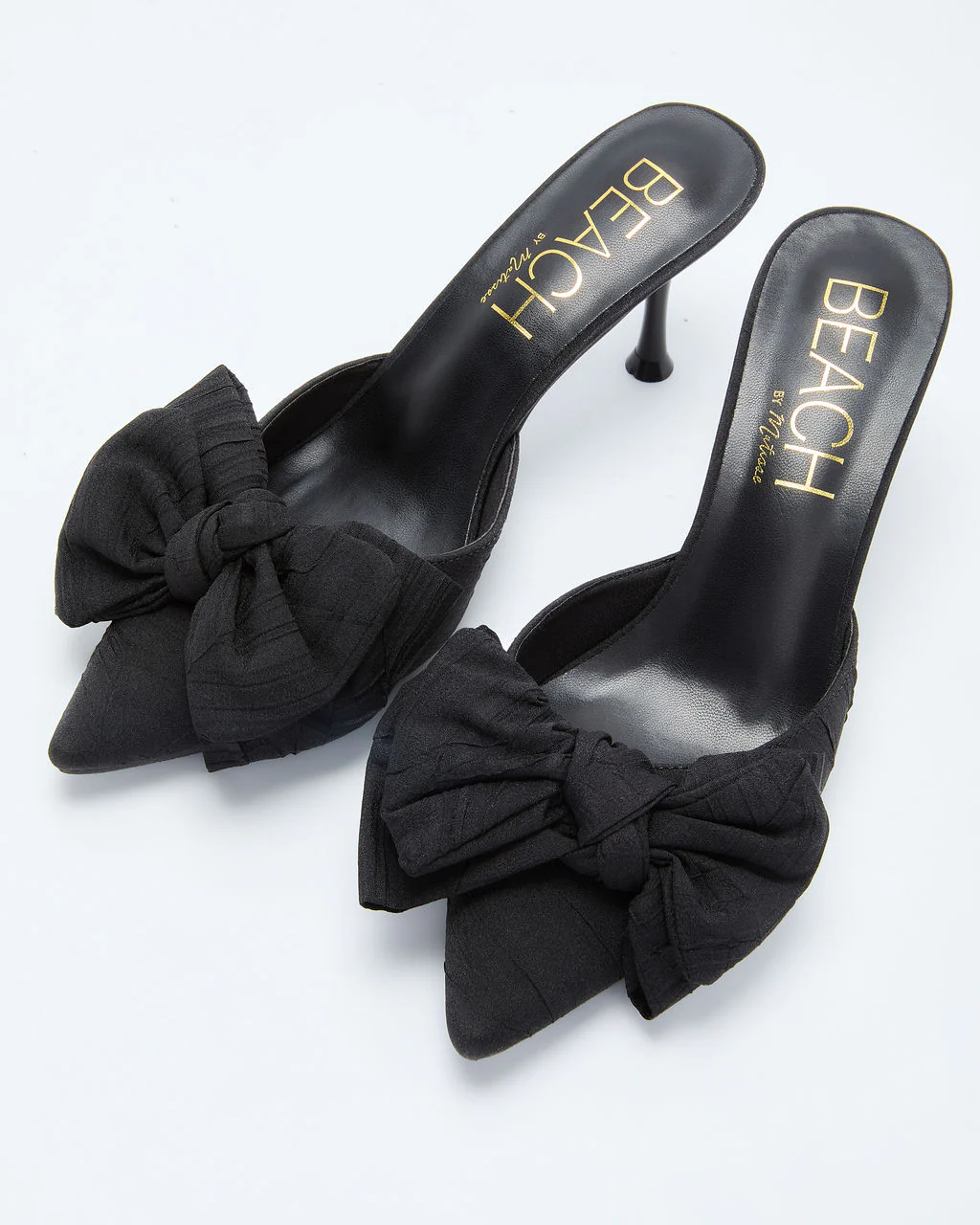 Carmeline Bow Mule Heels - Image 3