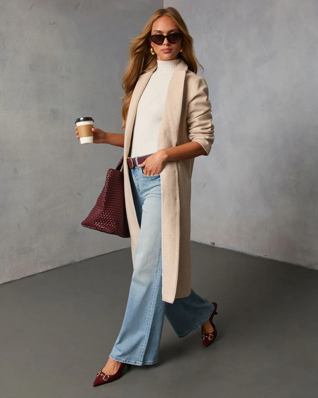 Breezy City Fall Pocketed Coat - Image 3