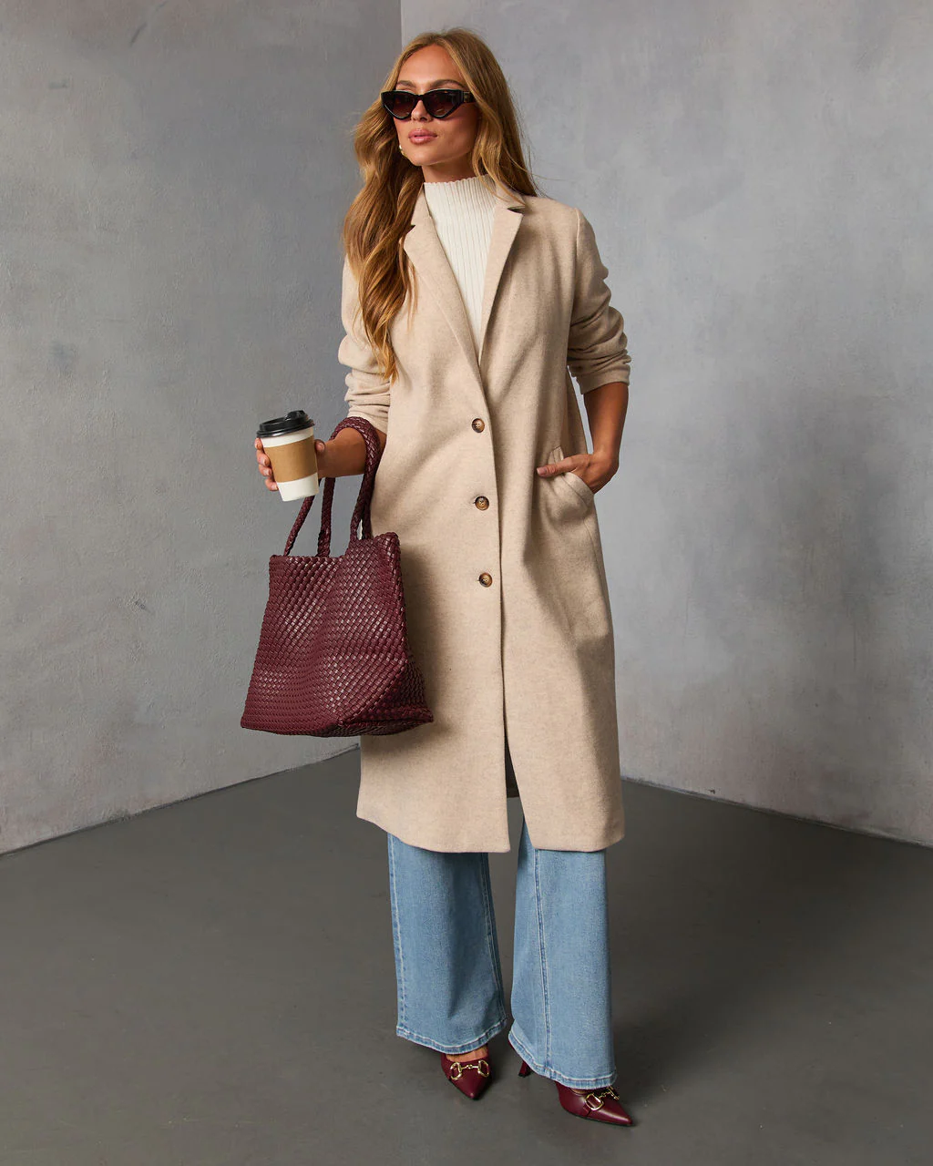 Breezy City Fall Pocketed Coat - Image 4