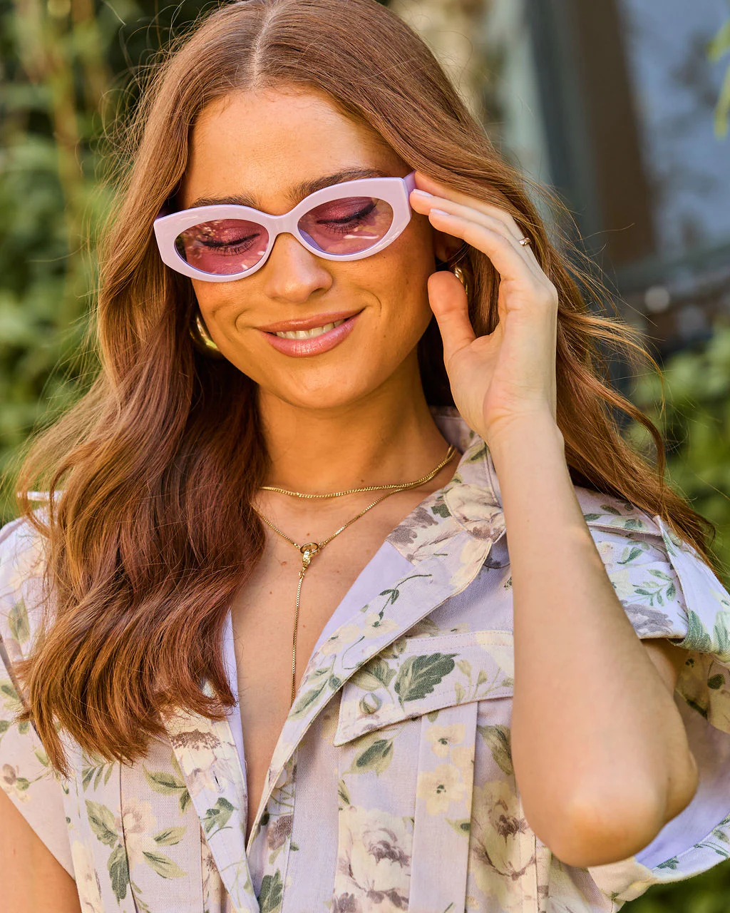 Breslin Cat Eye Sunglasses - Image 2
