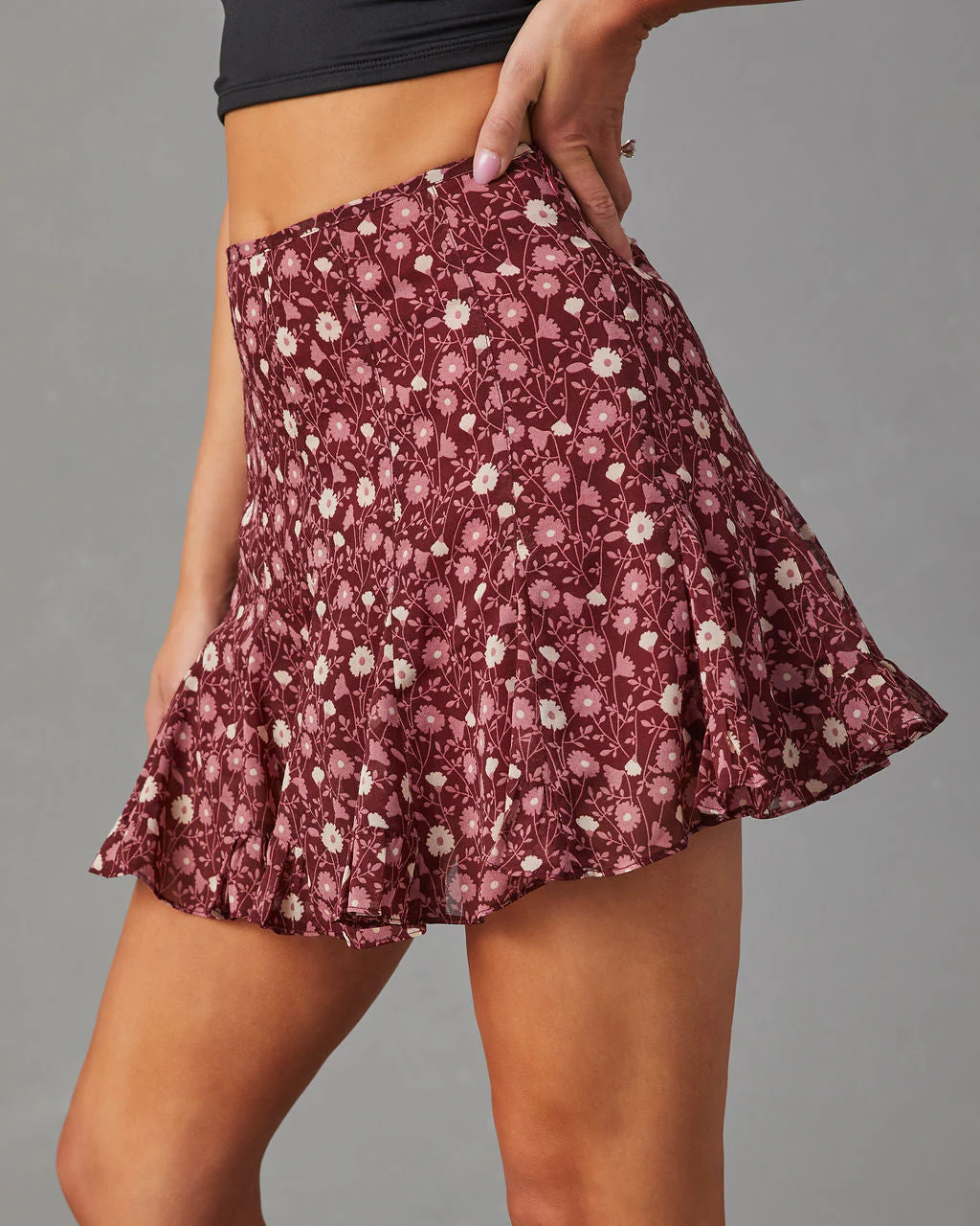 Briar Floral Ruffle Mini Skort - Image 10