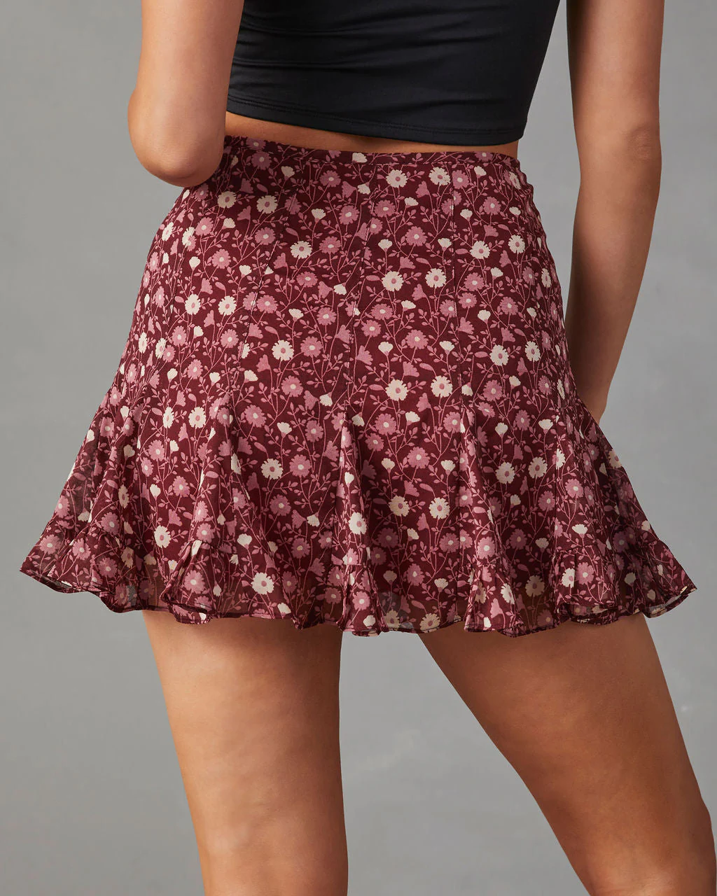 Briar Floral Ruffle Mini Skort - Image 11
