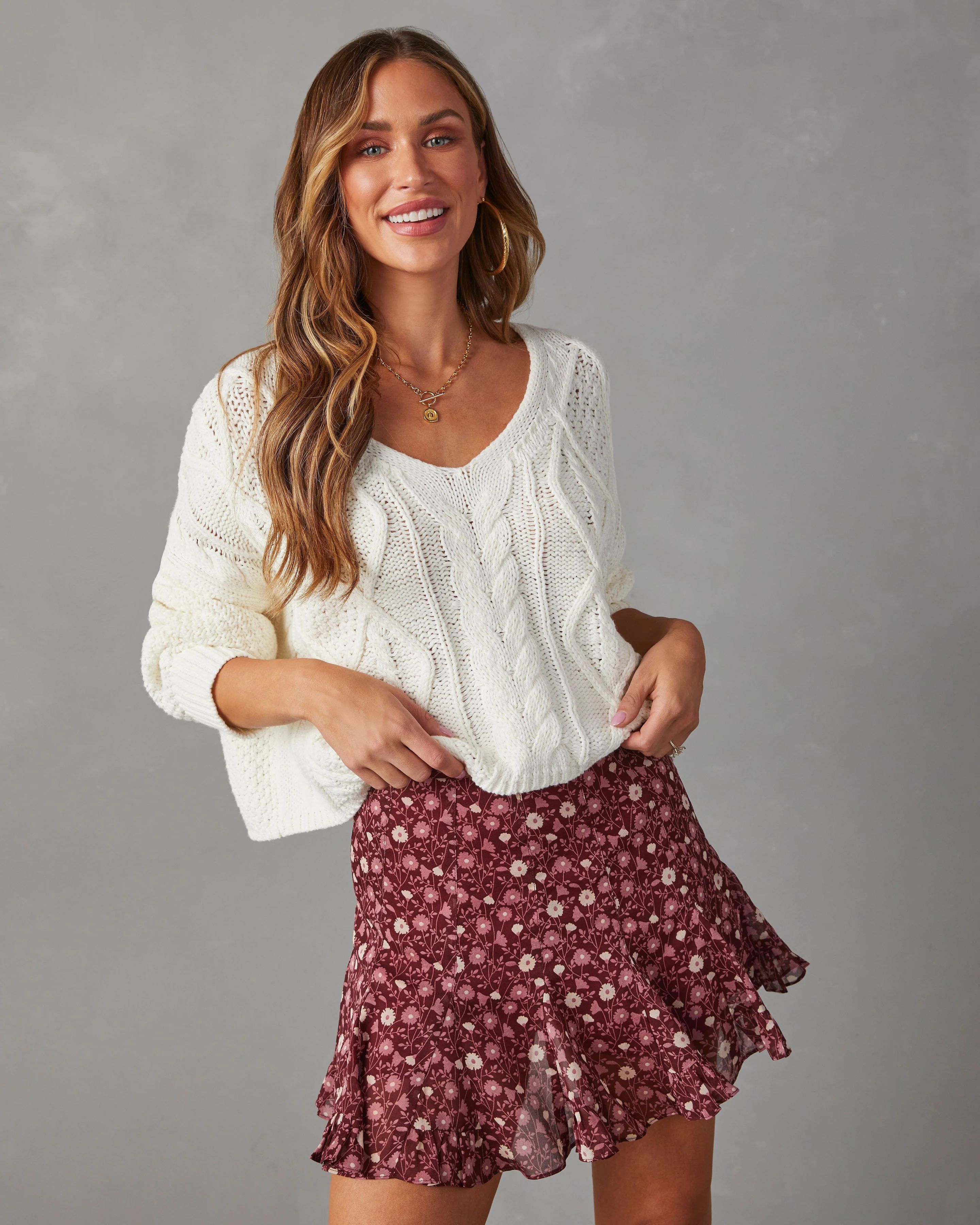 Briar Floral Ruffle Mini Skort - Image 7