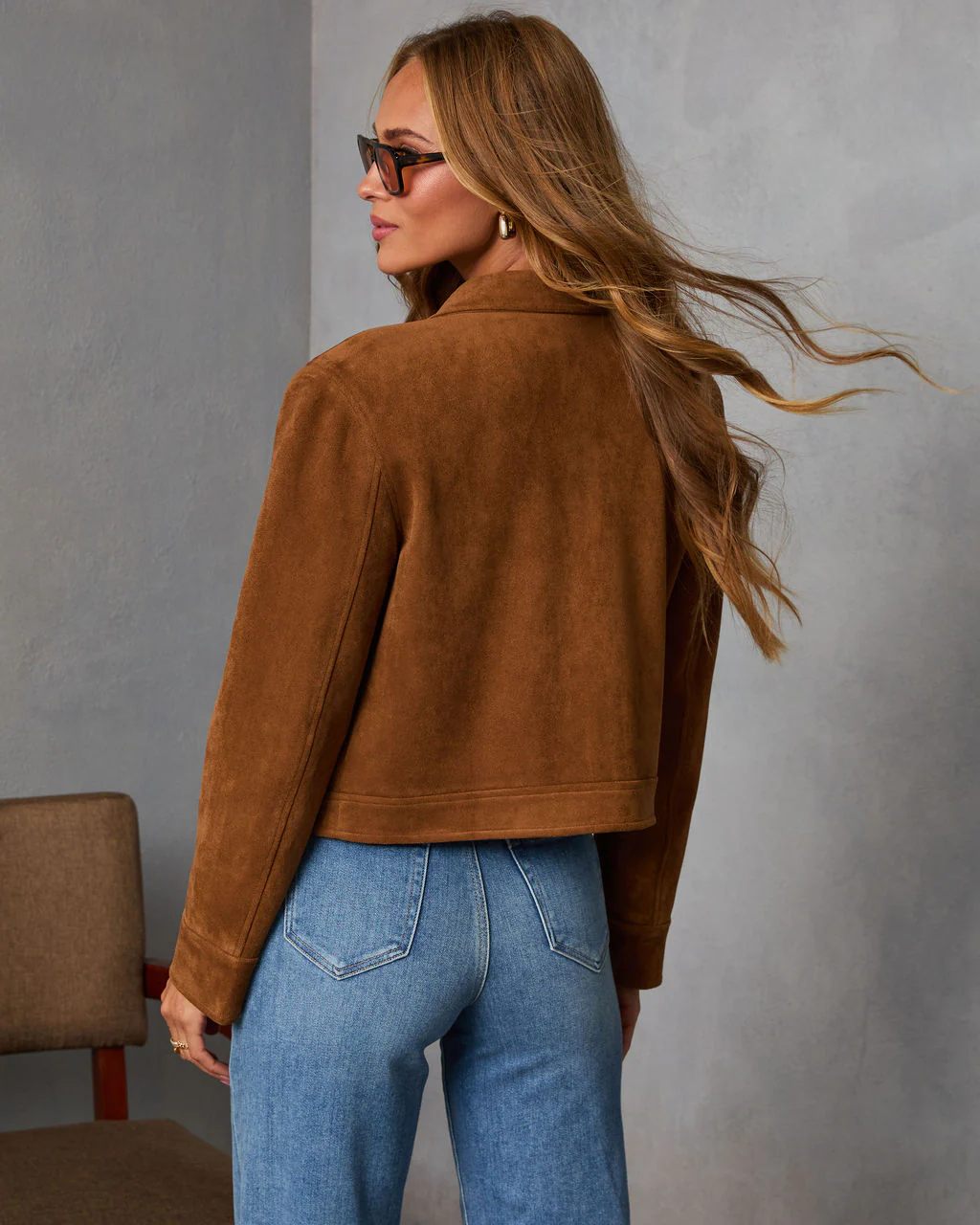 Bronzed Echo Suede Jacket - Image 4
