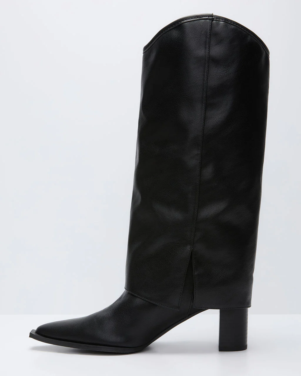 Brunelle Leather Foldover Boots - Image 17