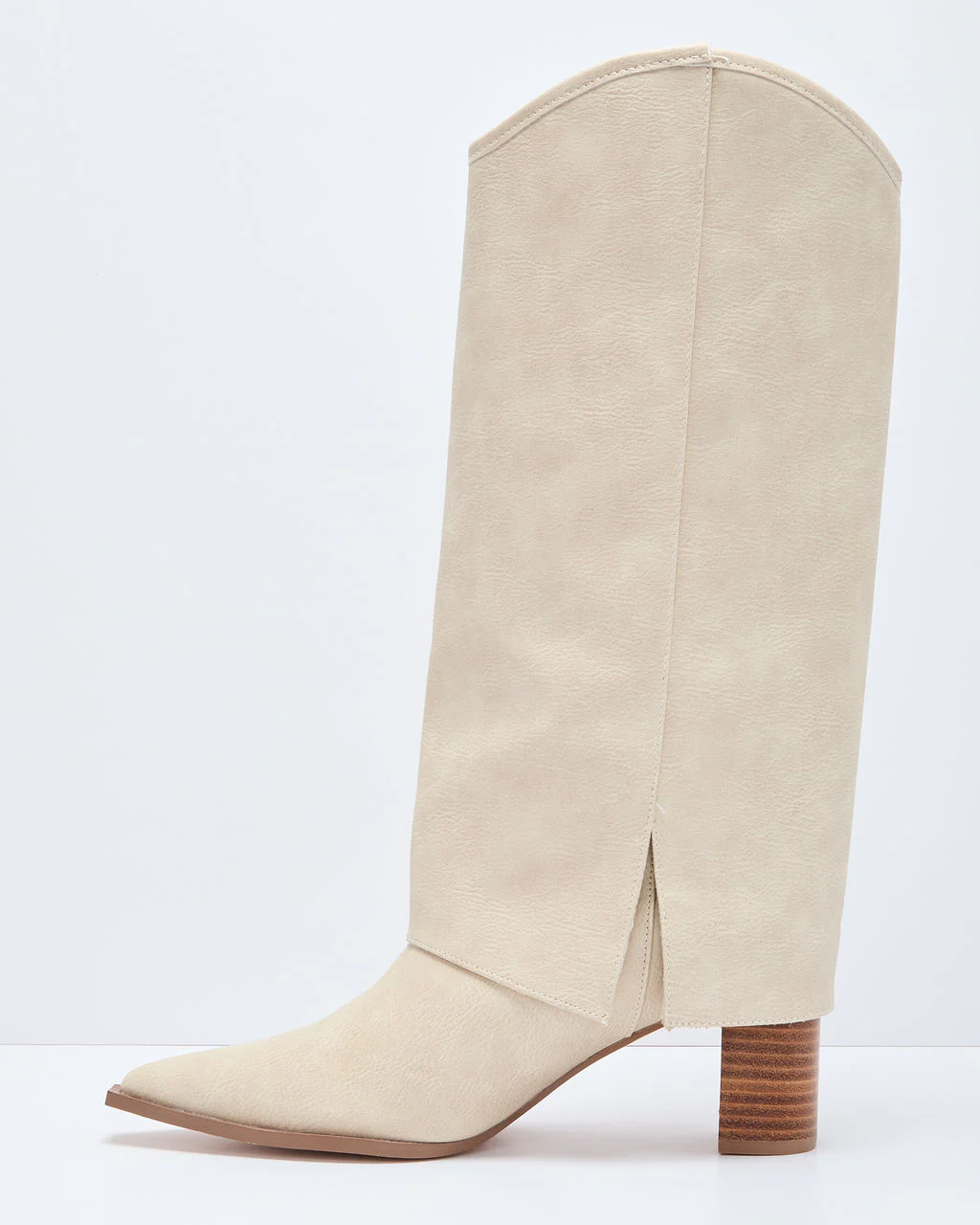 Brunelle Leather Foldover Boots - Image 3