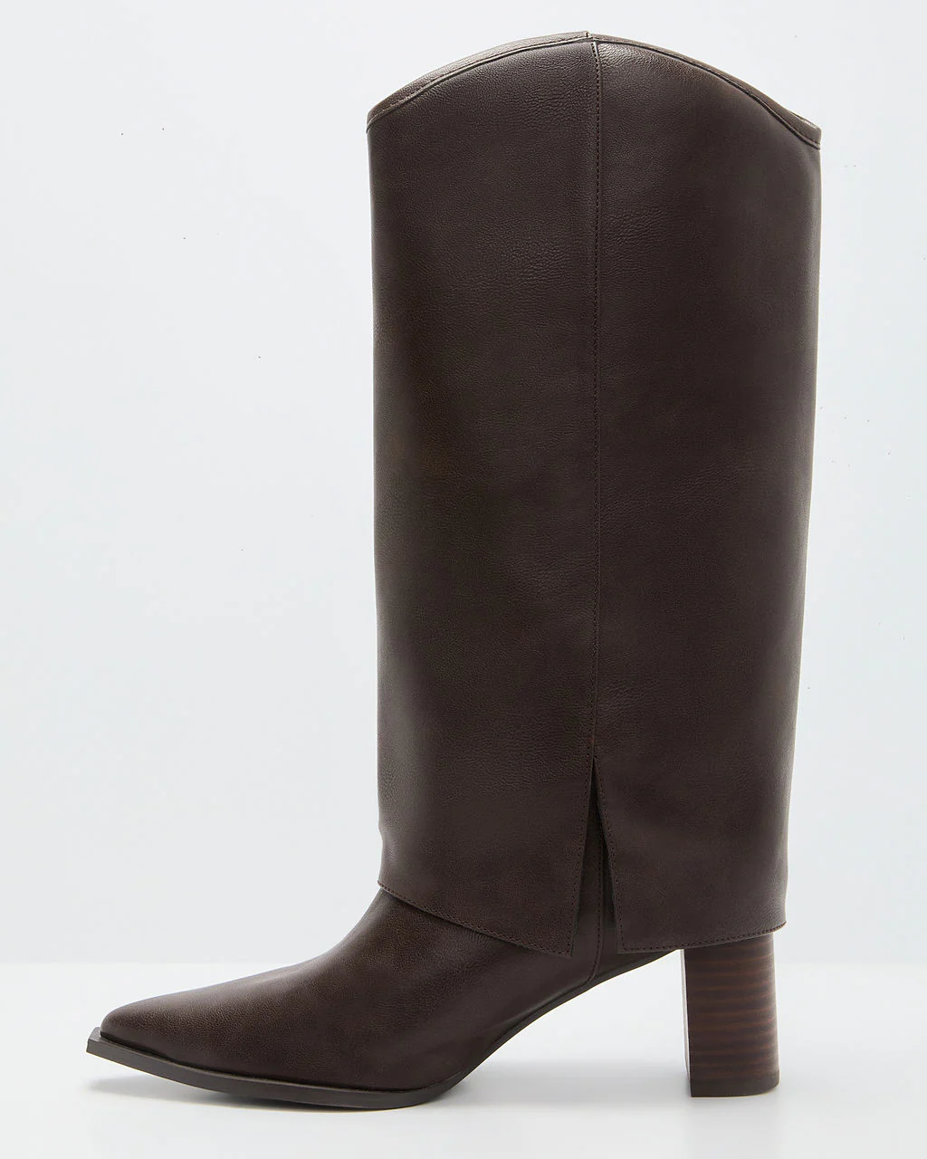Brunelle Leather Foldover Boots - Image 9