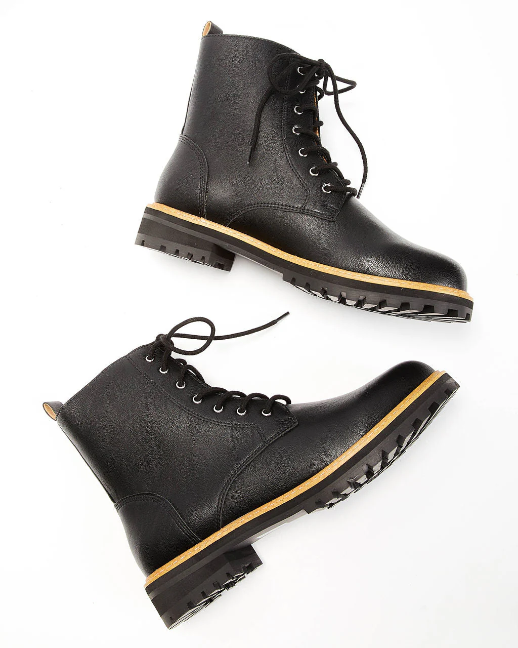 Brycen Faux Leather Lace Up Boot - Image 3