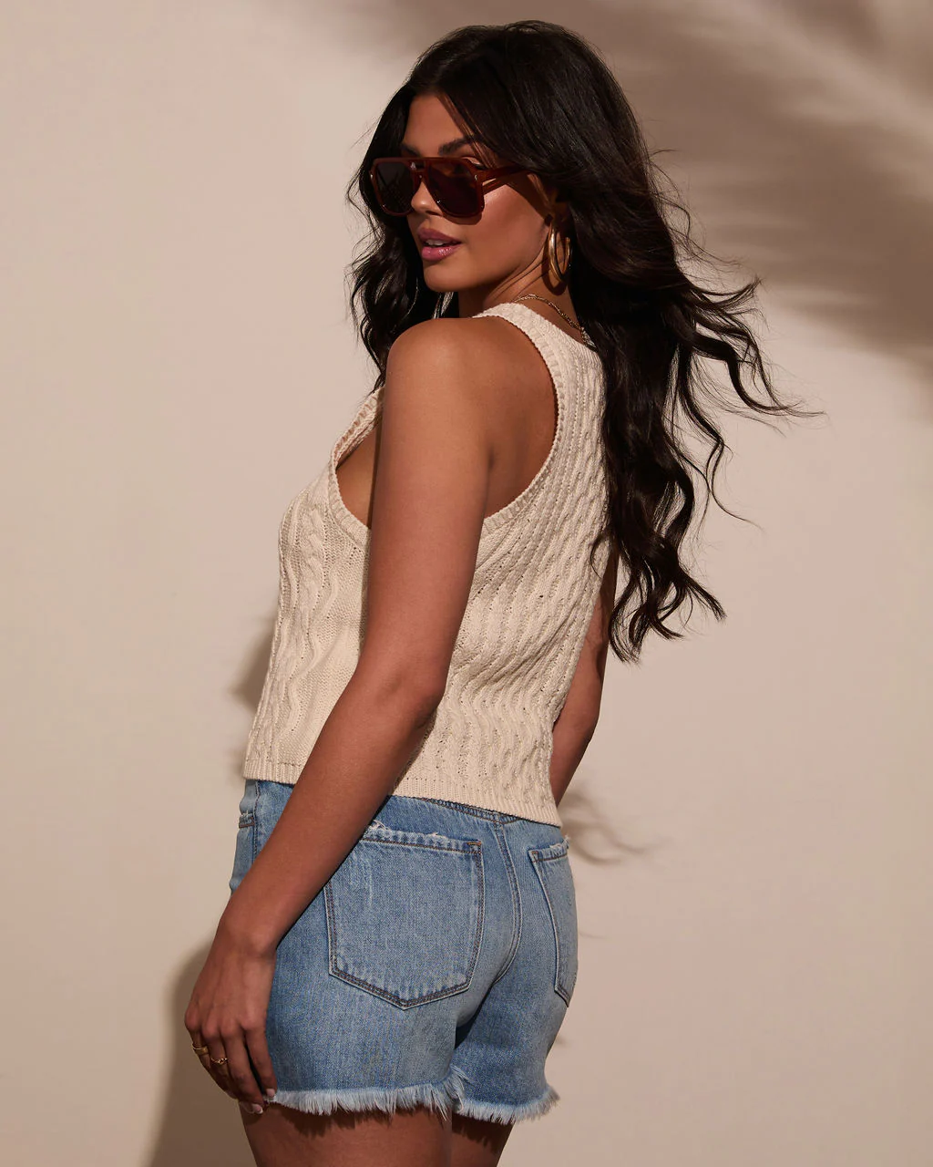 Brynley Cable Knit Top - Image 4