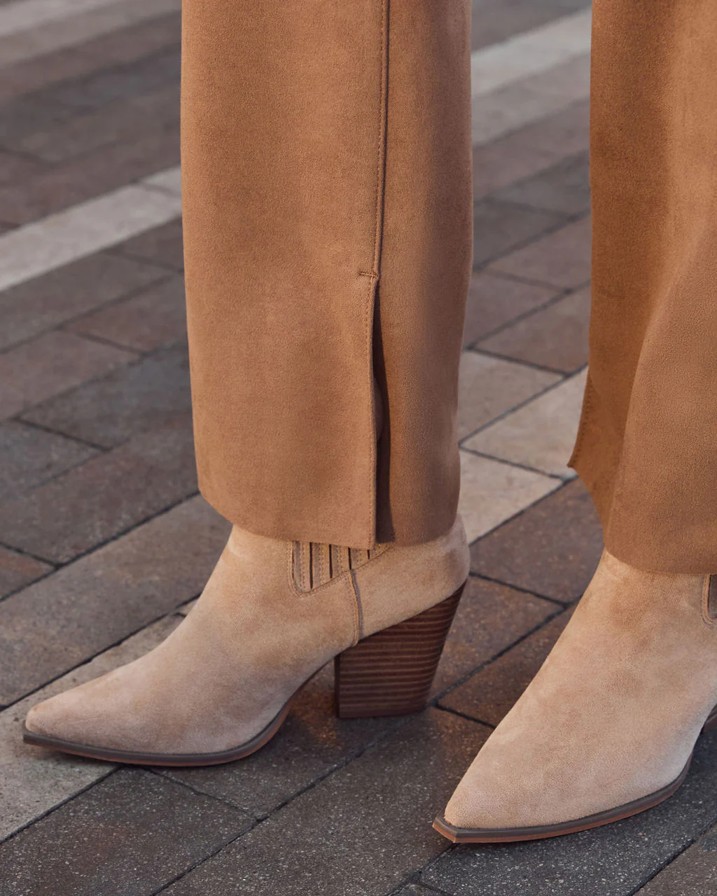 Butternut Suede Straight Leg Pants - Image 6