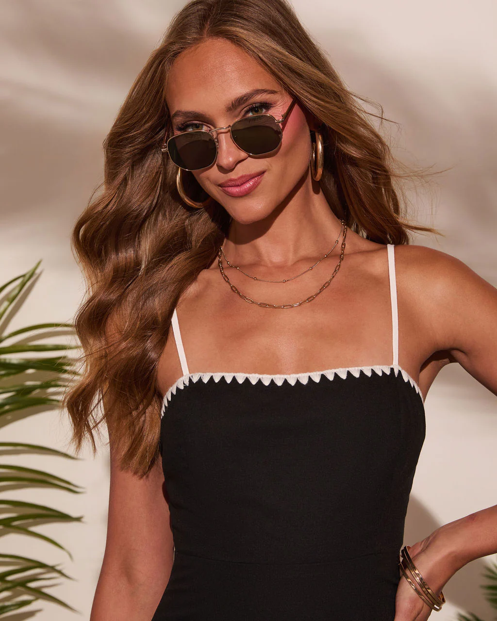 Cailene Contrast Trim Mini Dress - Image 6