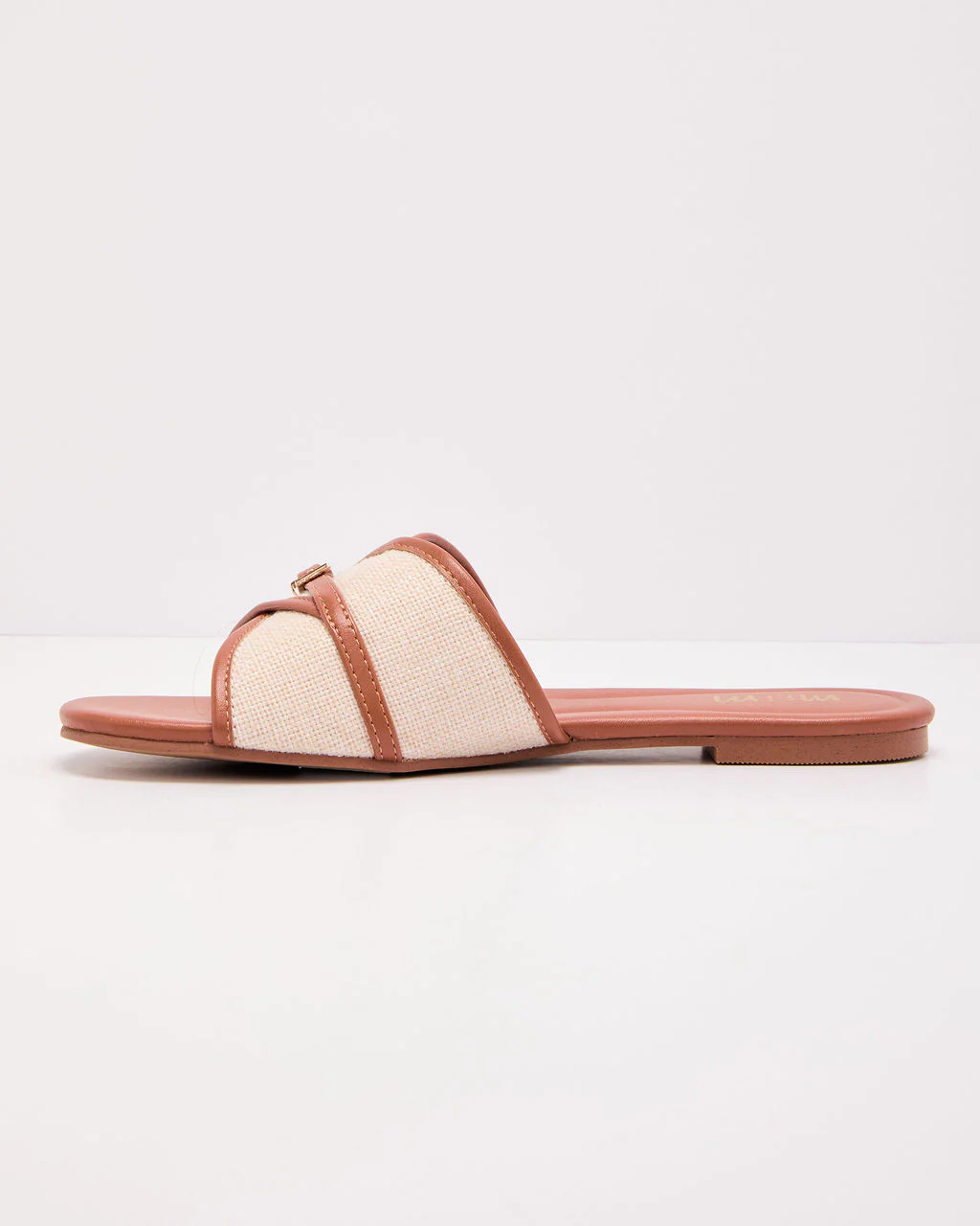 Calantha Twist Front Flat Sandals - Image 3