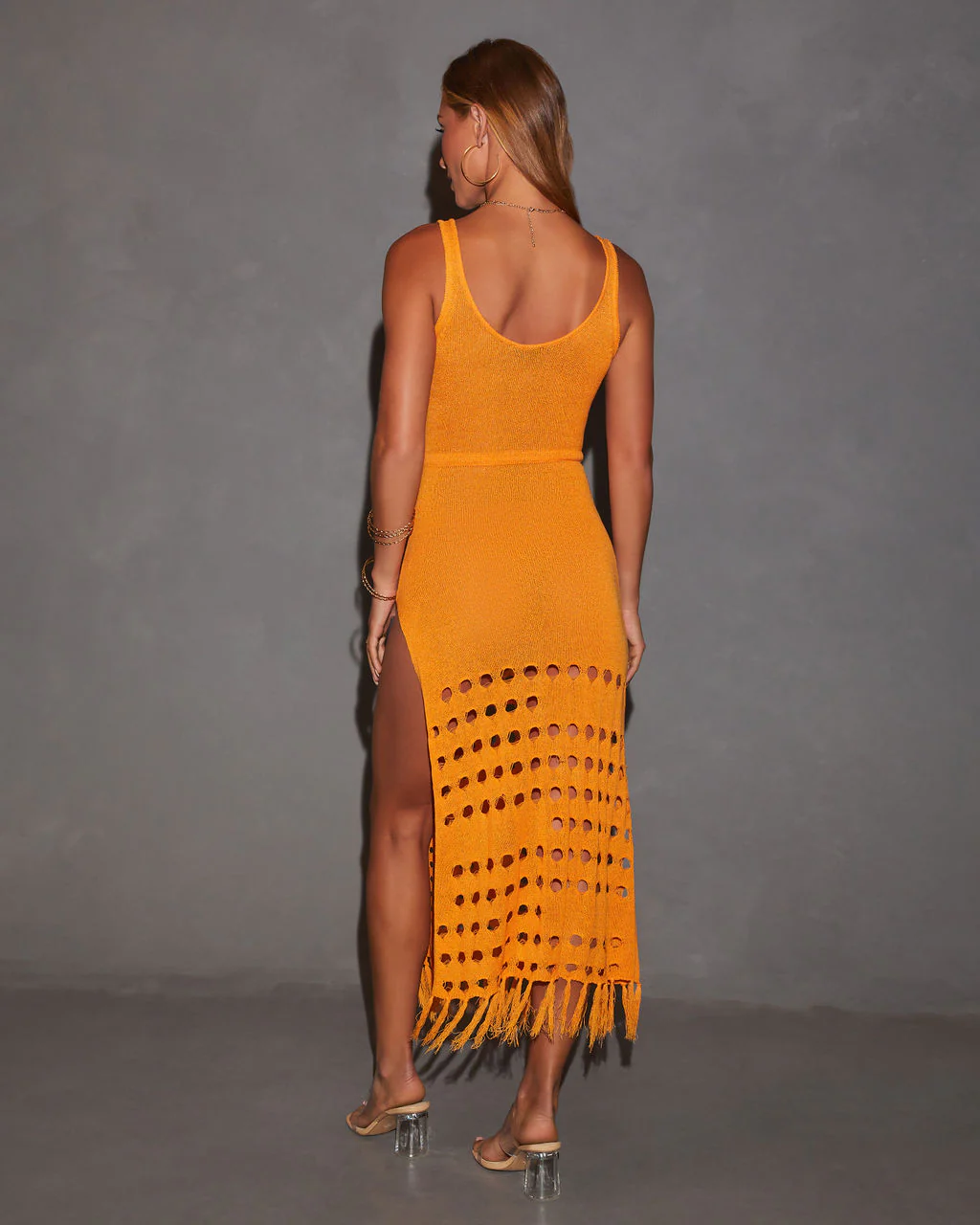 Caliana Tassel Cover Up Maxi Dress - Image 4