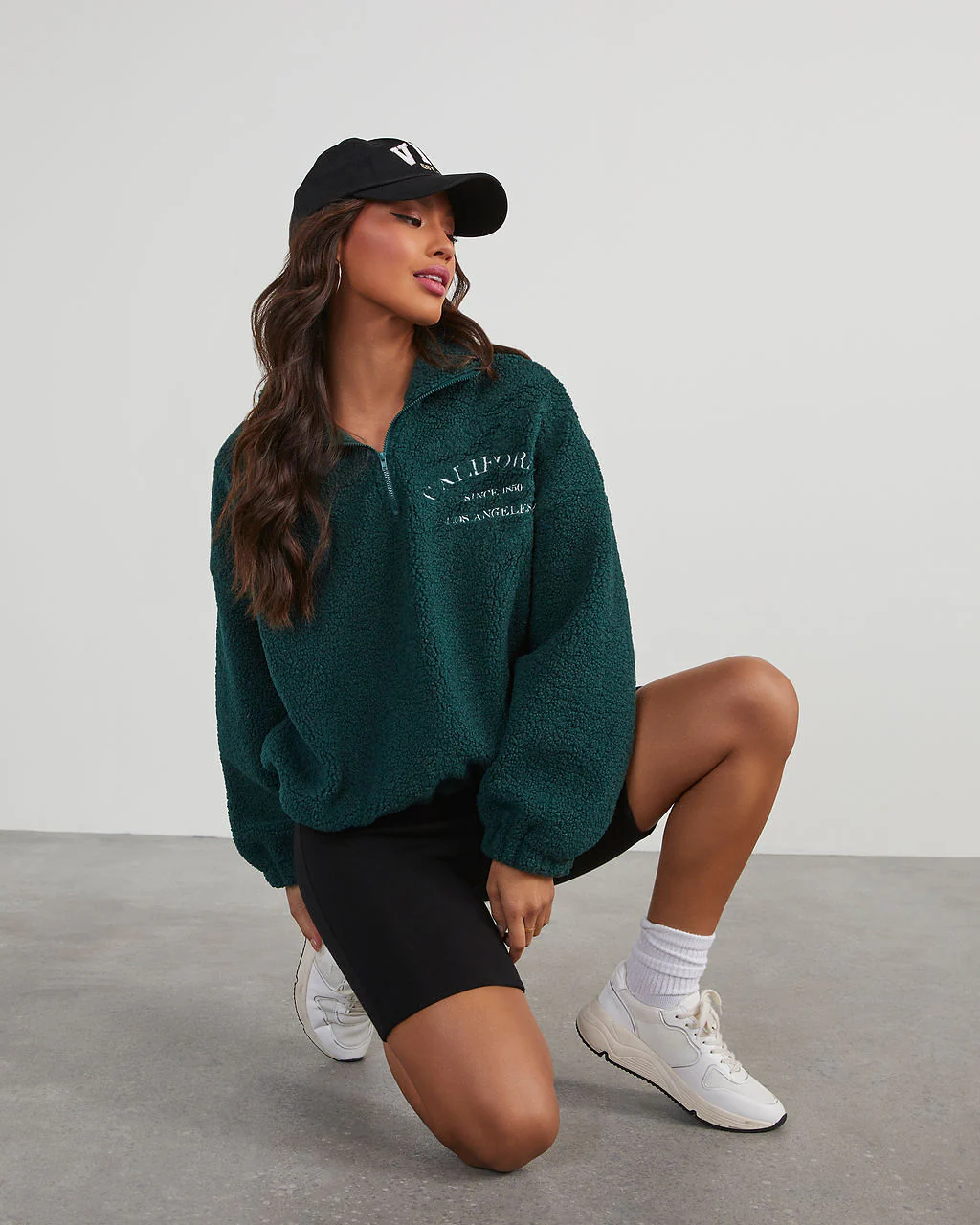 California Teddy Fleece Half Zip Jacket - Image 4