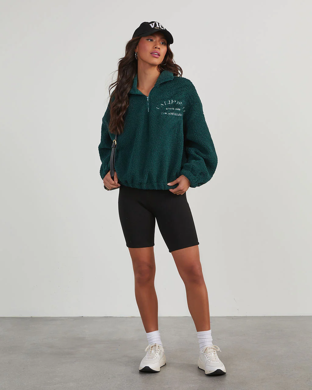 California Teddy Fleece Half Zip Jacket - Image 5
