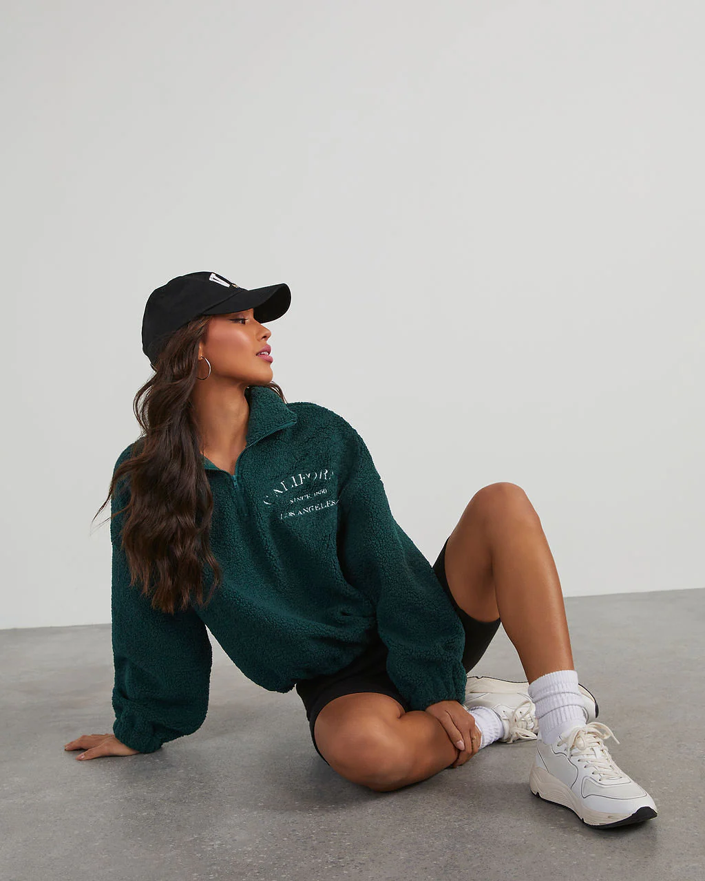 California Teddy Fleece Half Zip Jacket - Image 6