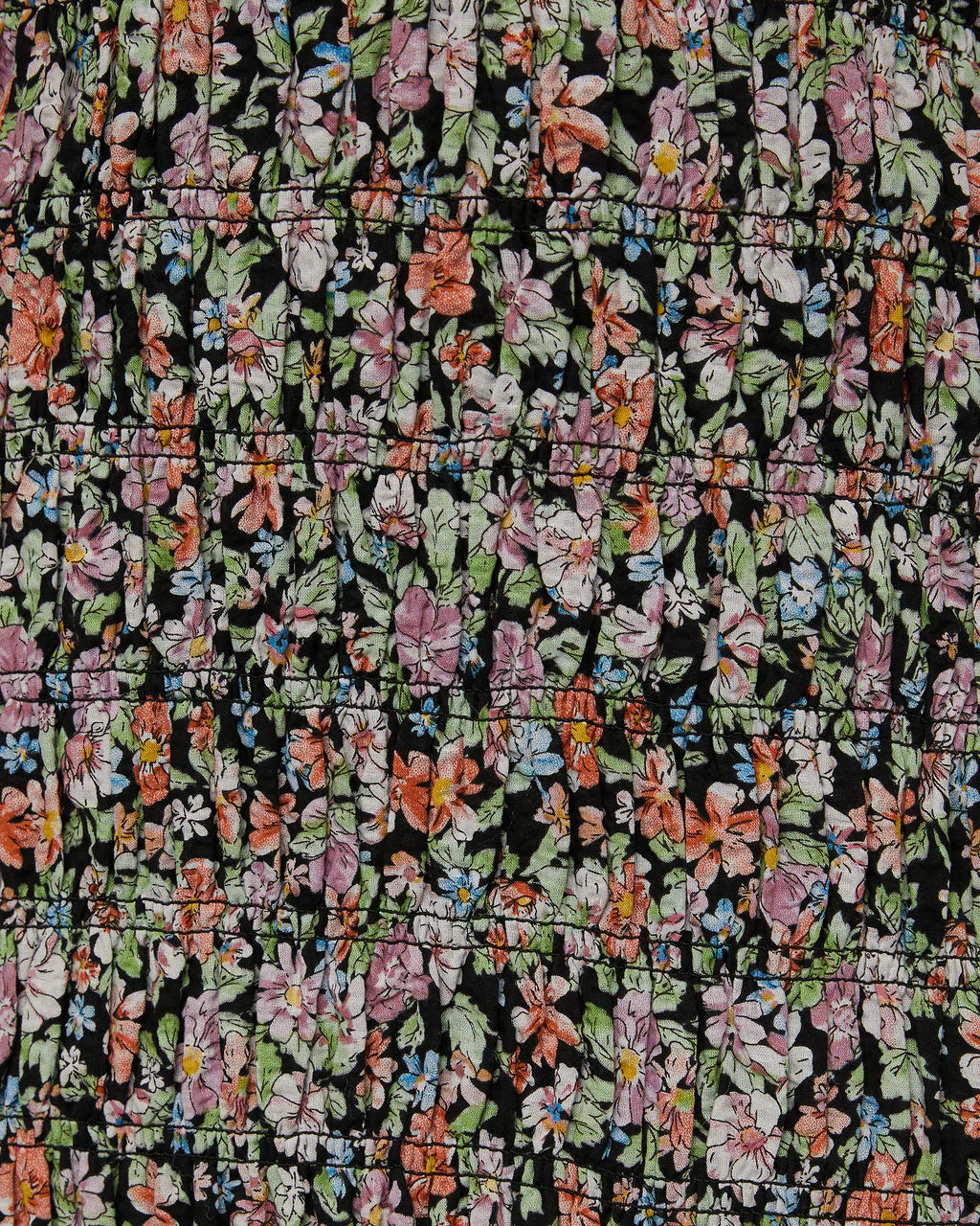 Calise Smocked Floral Mini Dress - Image 6