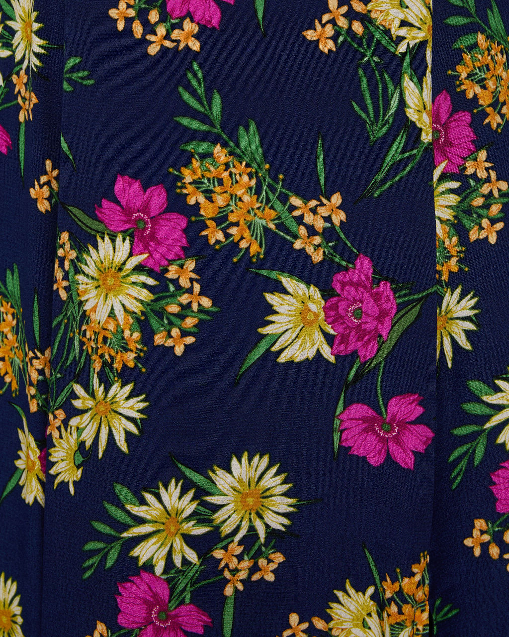 Camellia Floral Puff Sleeve Midi Dress - Image 6