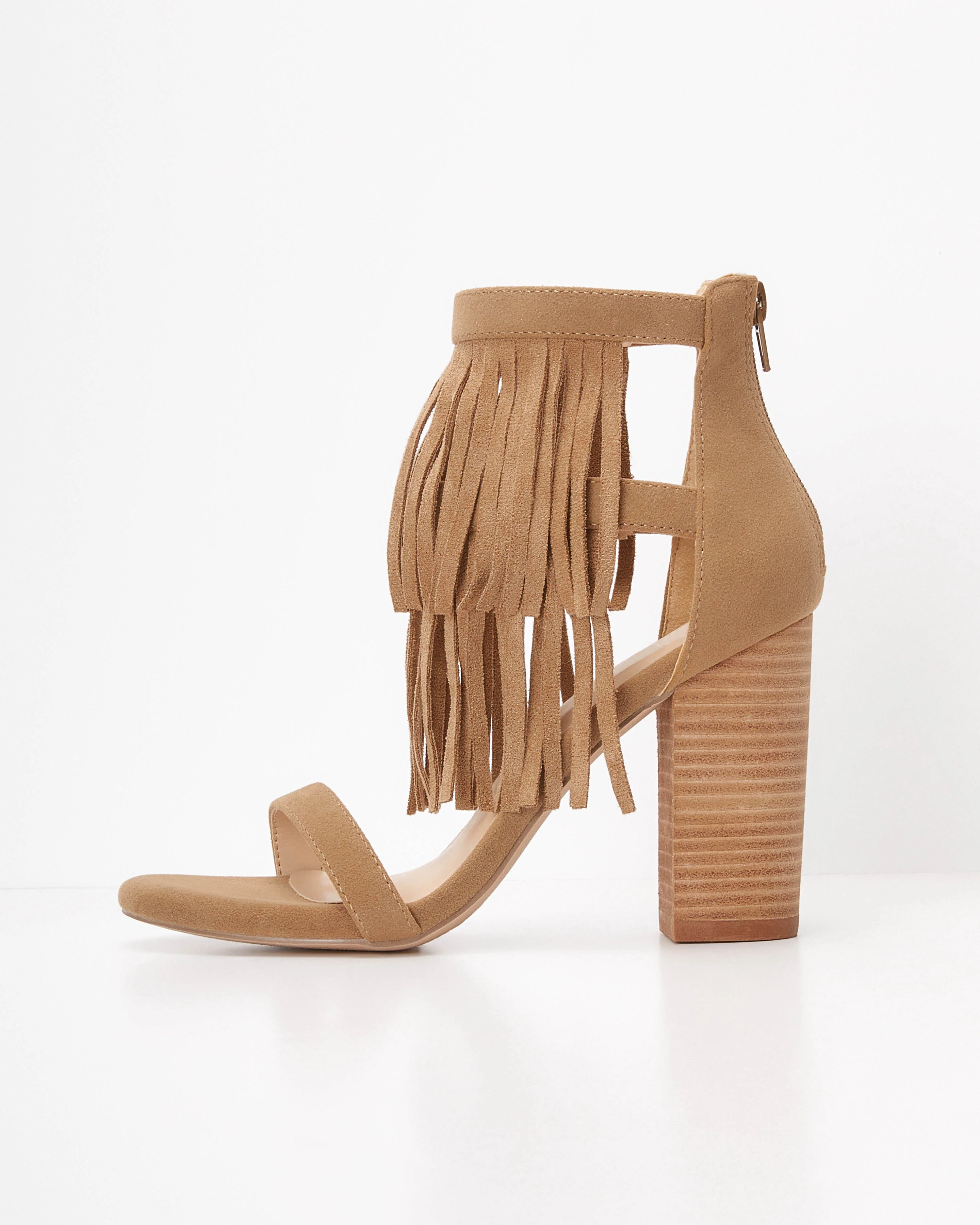 Camila Layered Fringe Heel - Image 2