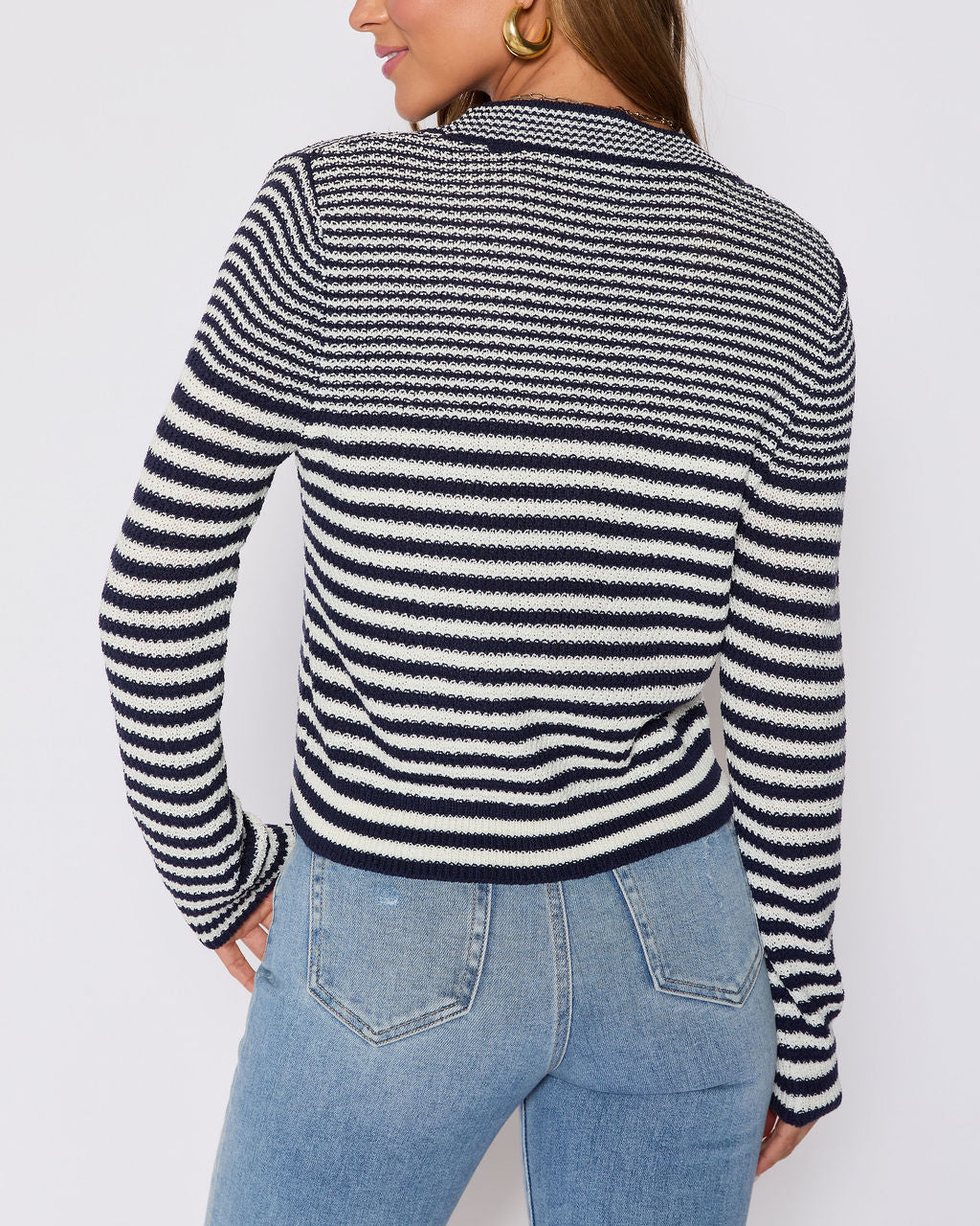Cape Cod Striped Cardigan - Image 4