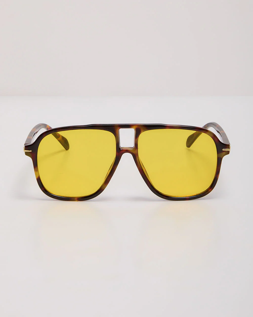 Capriana Large Tortoise Aviator Sunglasses - Image 14