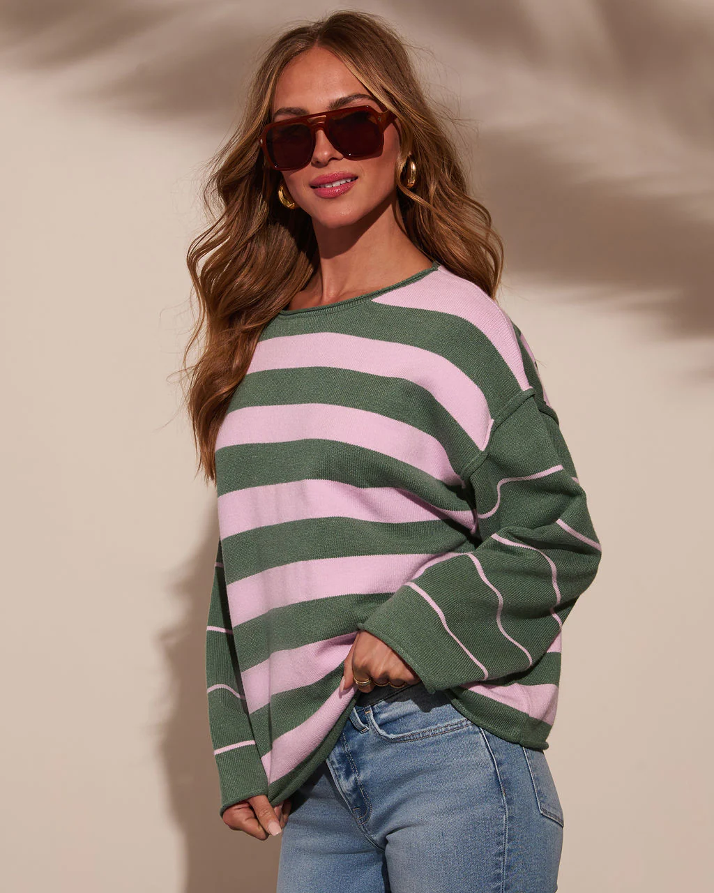 Carefree Dream Striped Sweater - Image 3