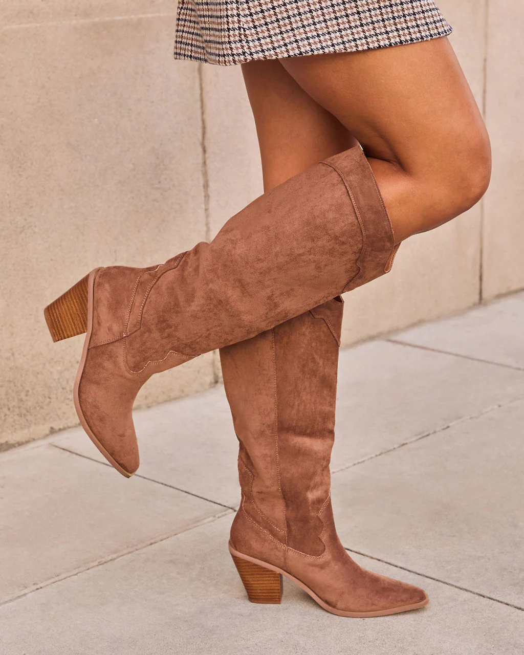 Carlisle Suede Heeled Boots - Image 10