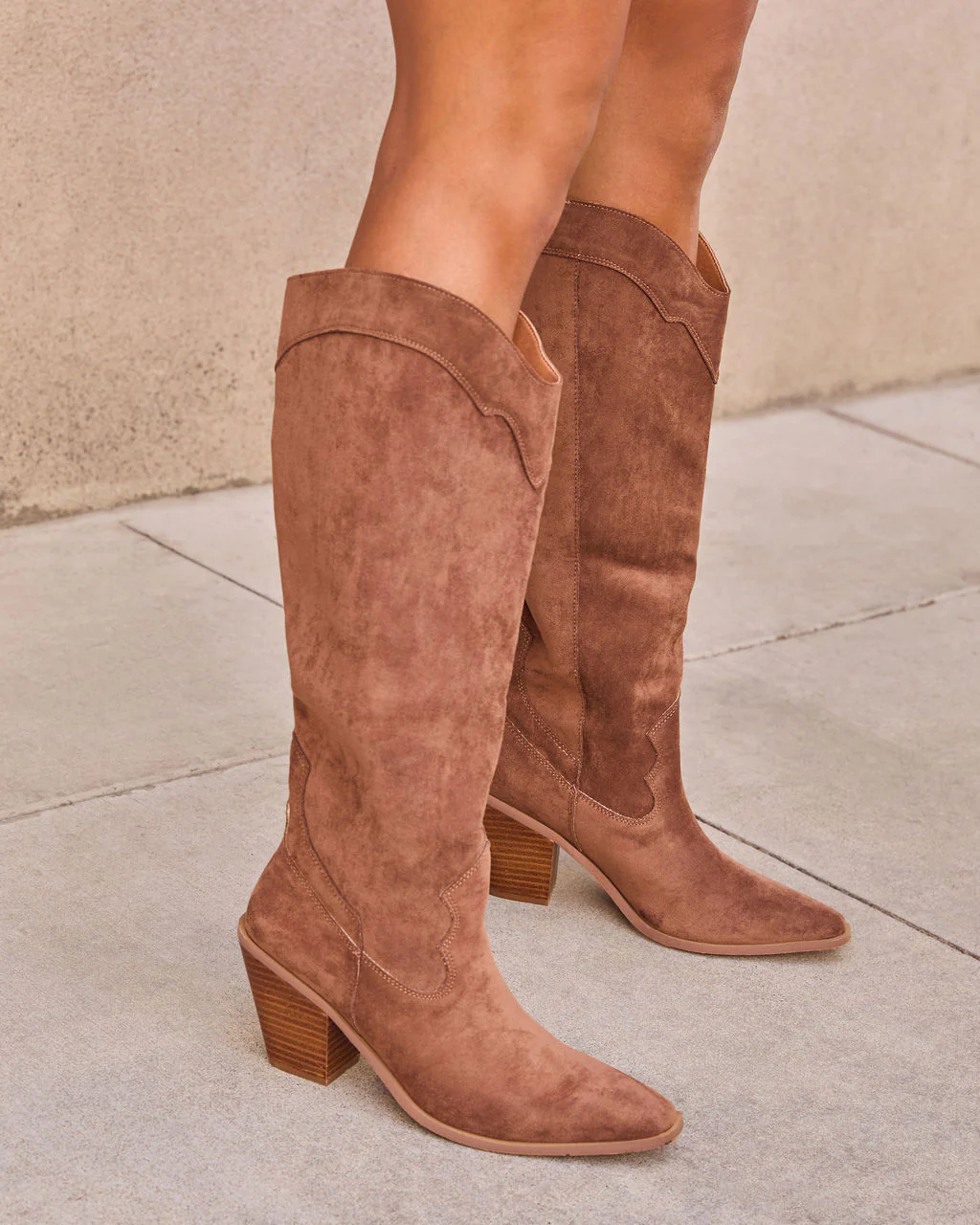 Carlisle Suede Heeled Boots - Image 12