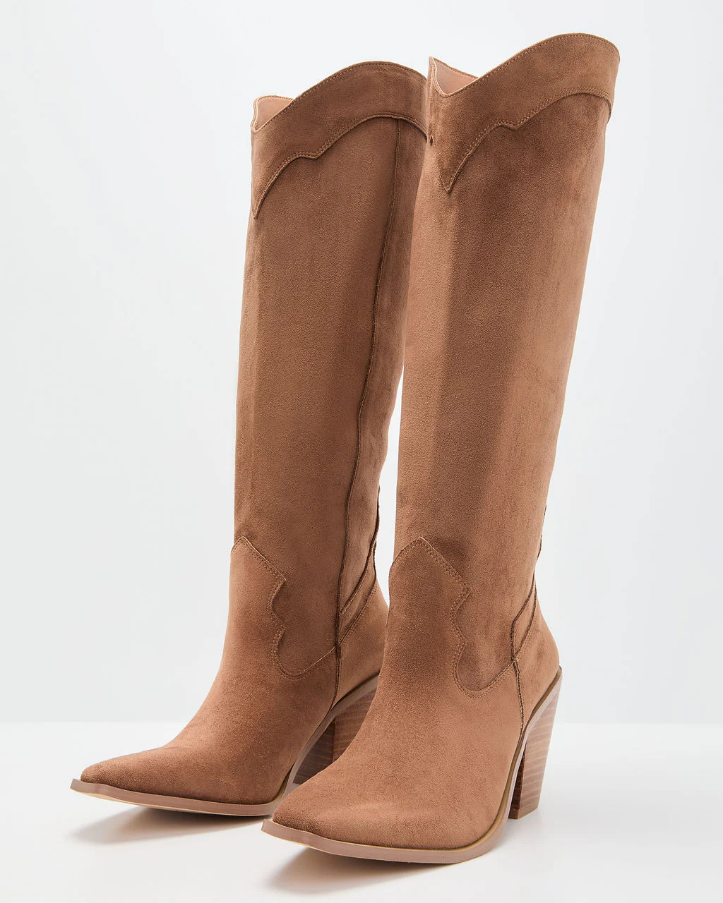 Carlisle Suede Heeled Boots - Image 9
