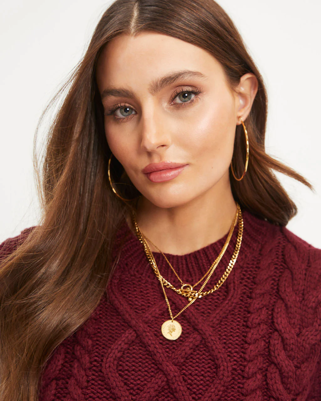 Carmine Contrast Knit Top - Image 7