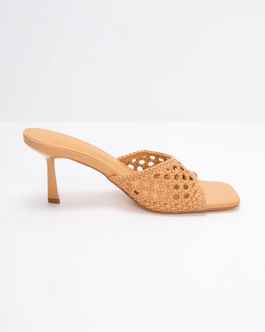 Carrie Ann Woven Open Toe Heeled Sandals - Image 3