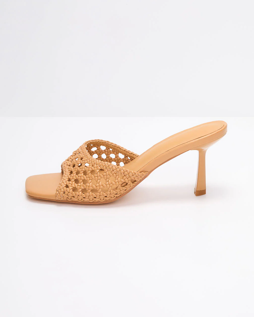 Carrie Ann Woven Open Toe Heeled Sandals - Image 4