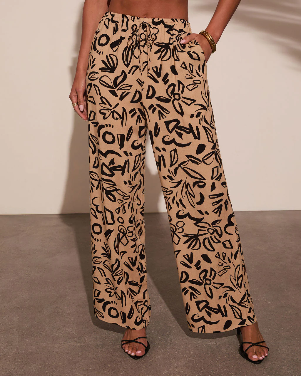 Carriena Abstract Print Pants - Image 2