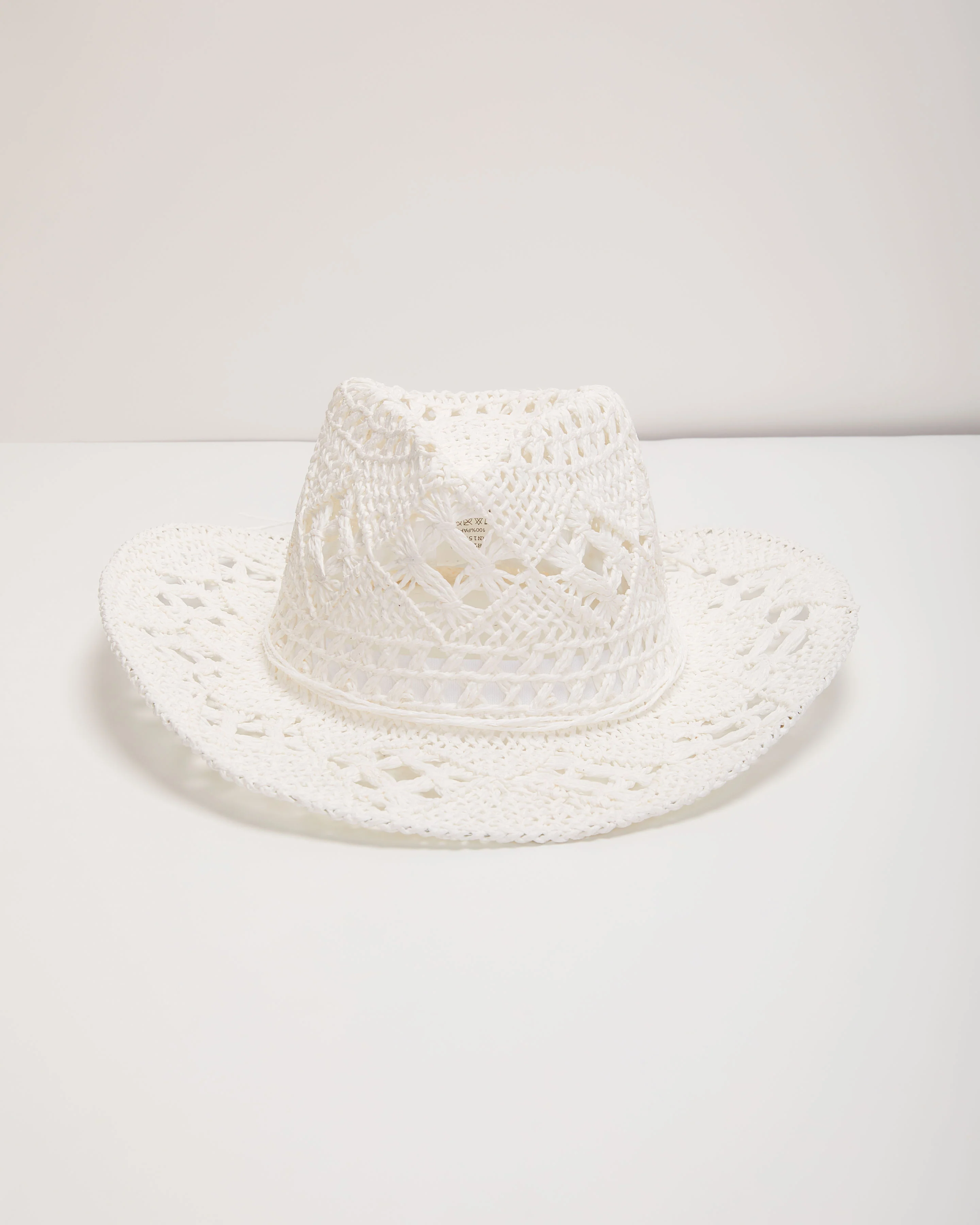 Cattleman Cowboy Straw Hat - Image 2