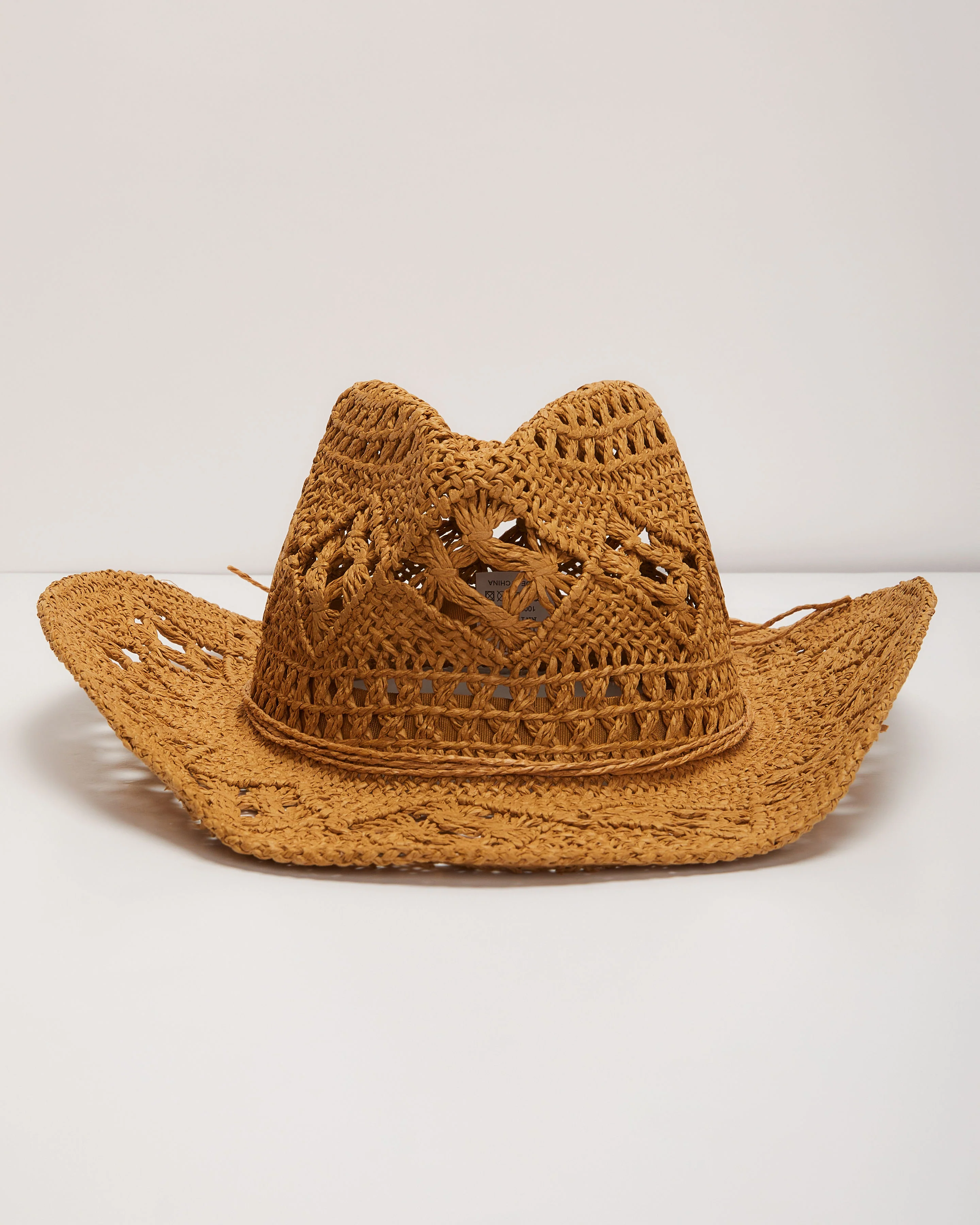 Cattleman Cowboy Straw Hat - Image 8