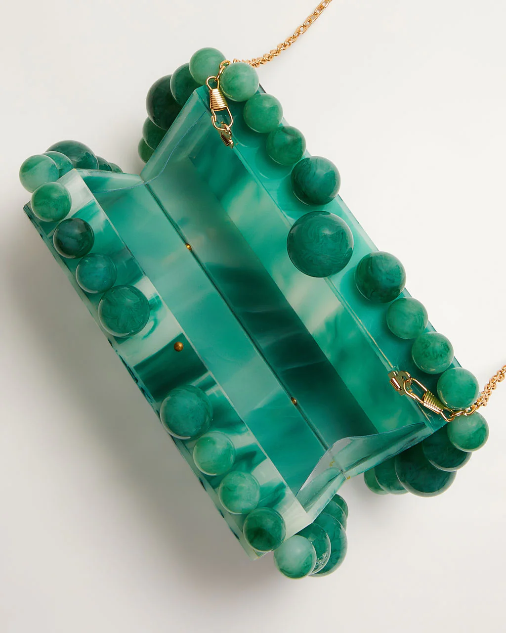 Cava Acrylic Hard Case Clutch - Image 4