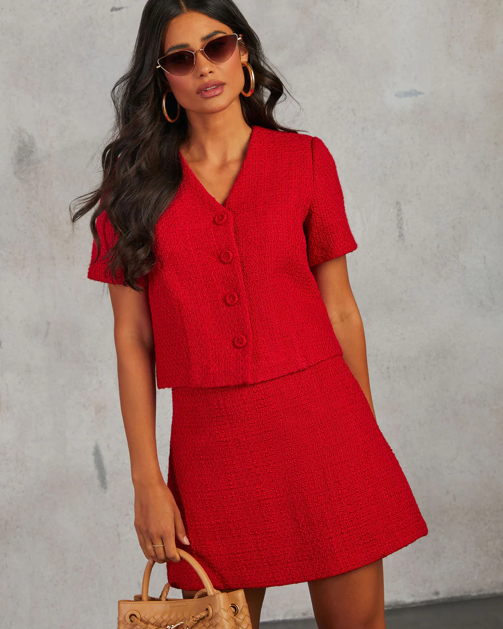 CC Me Tweed Mini Skirt - Image 6