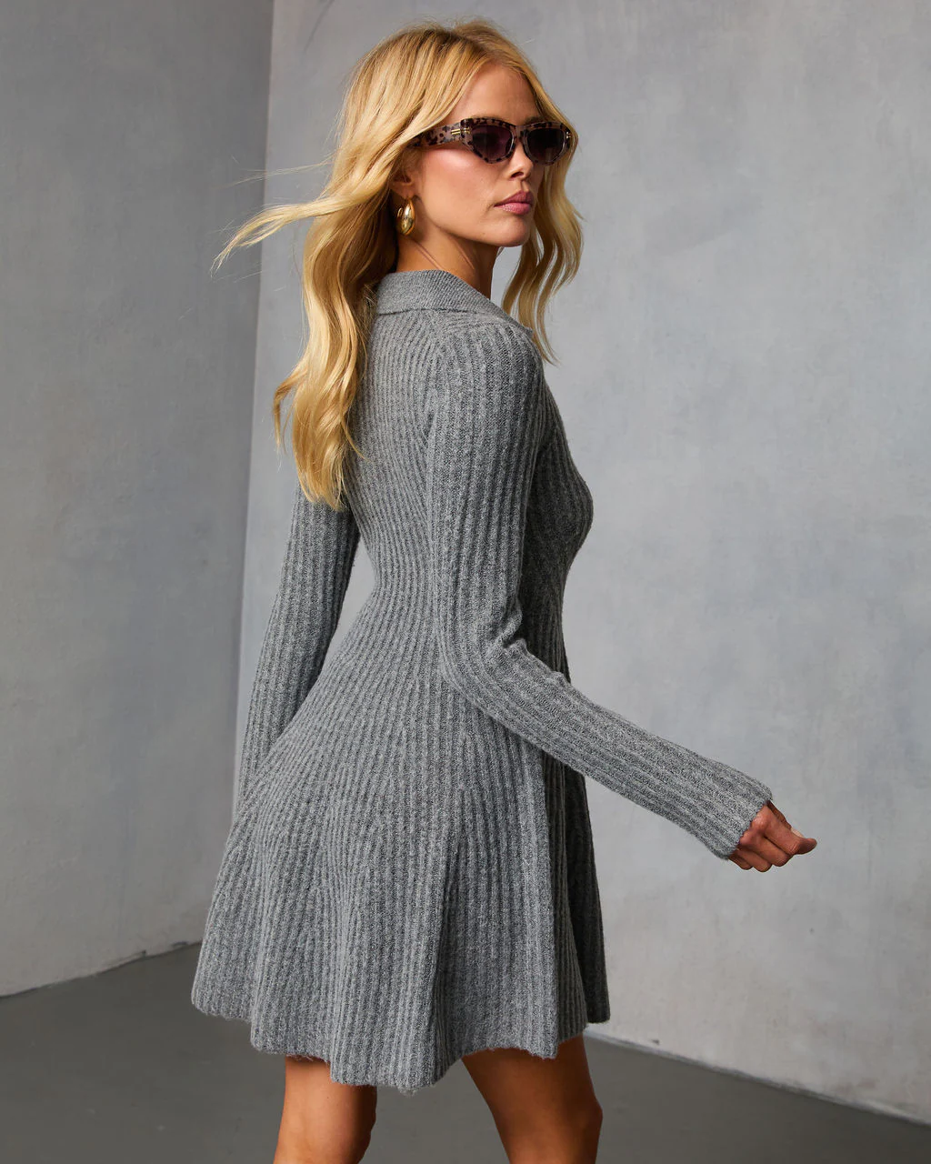 Cecilie Knit Mini Dress - Image 10