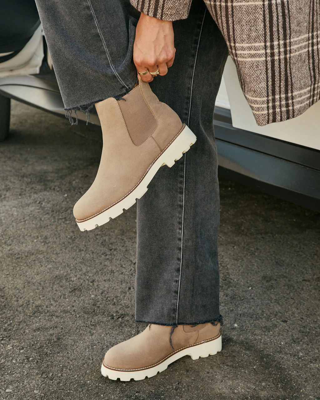 Cecilie Suede Ankle Boots - Image 6
