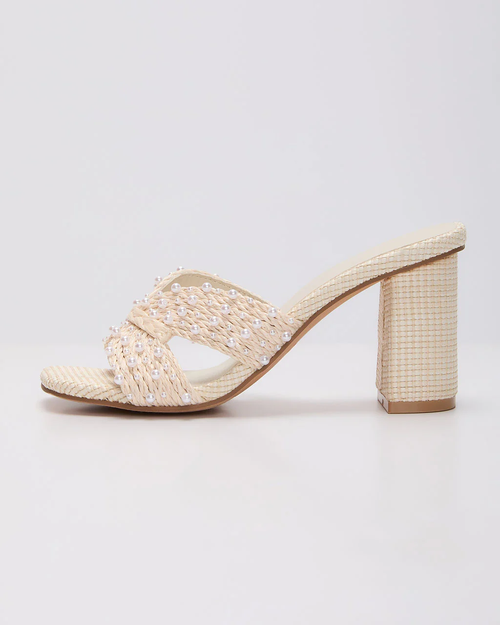 Celena Pearl Embellished Mules - Image 4
