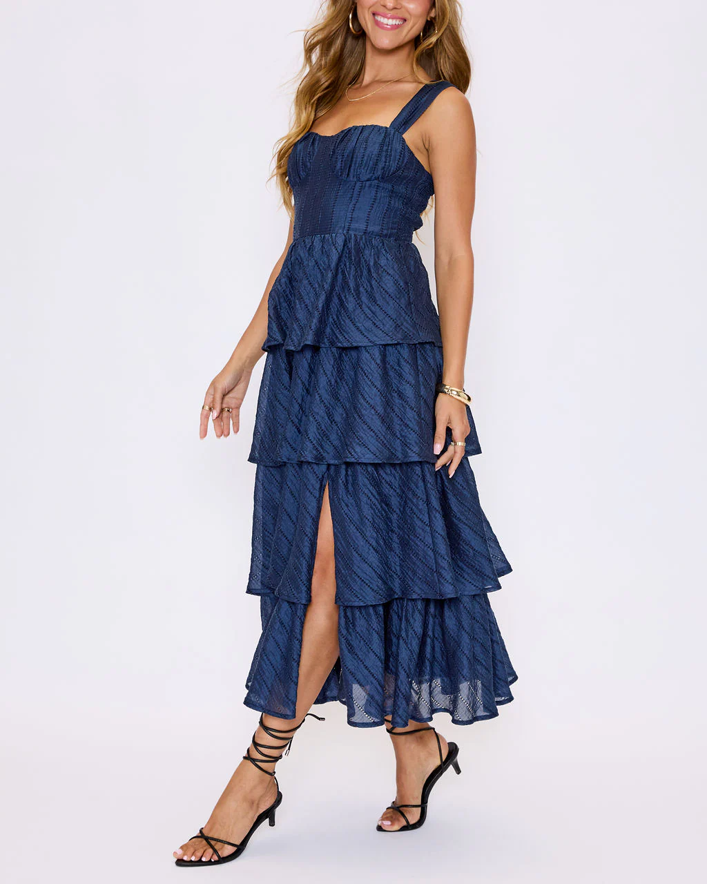 Celeste Tiered Midi Dress - Image 3