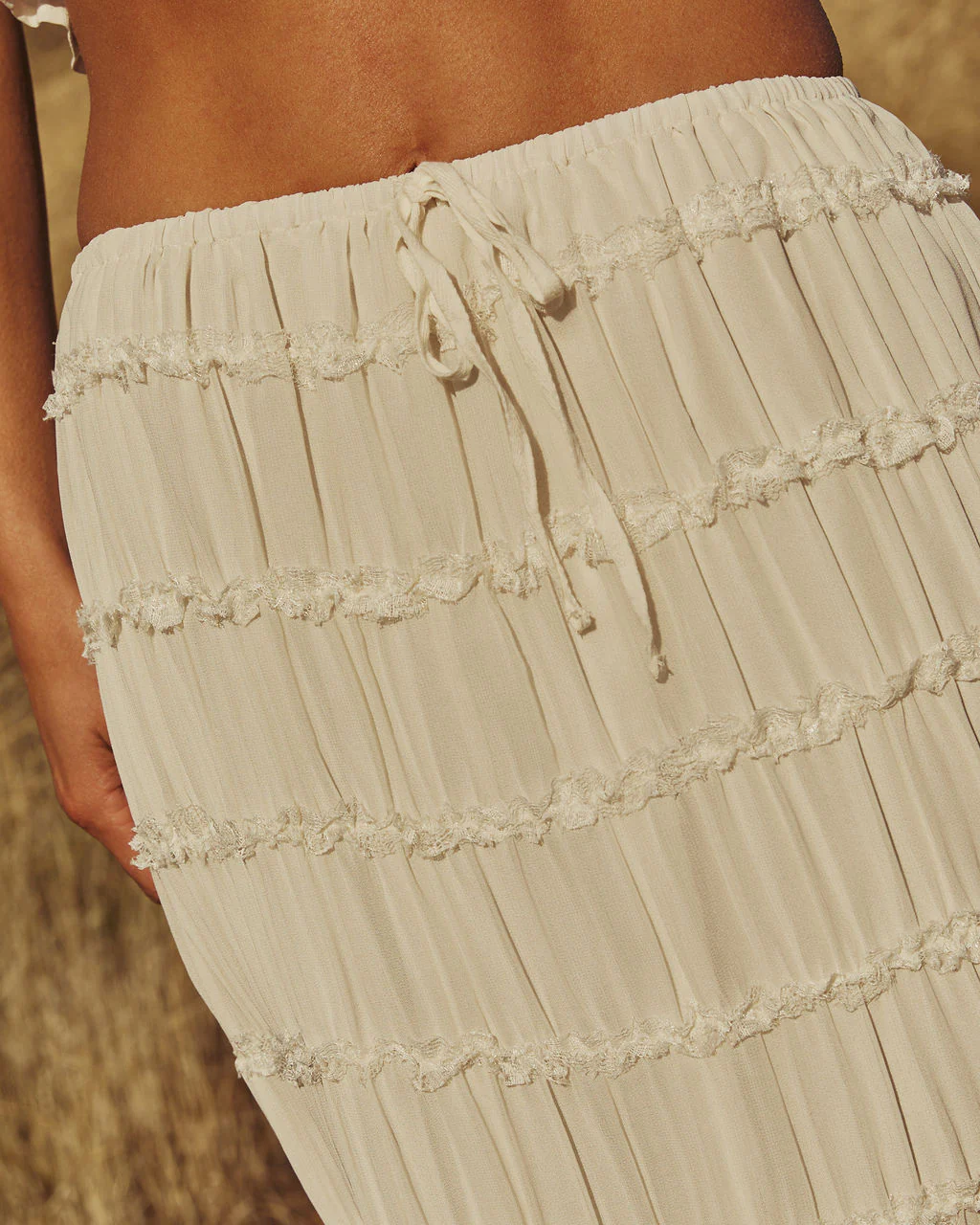 Celestial Haven Chiffon Maxi Skirt - Image 6