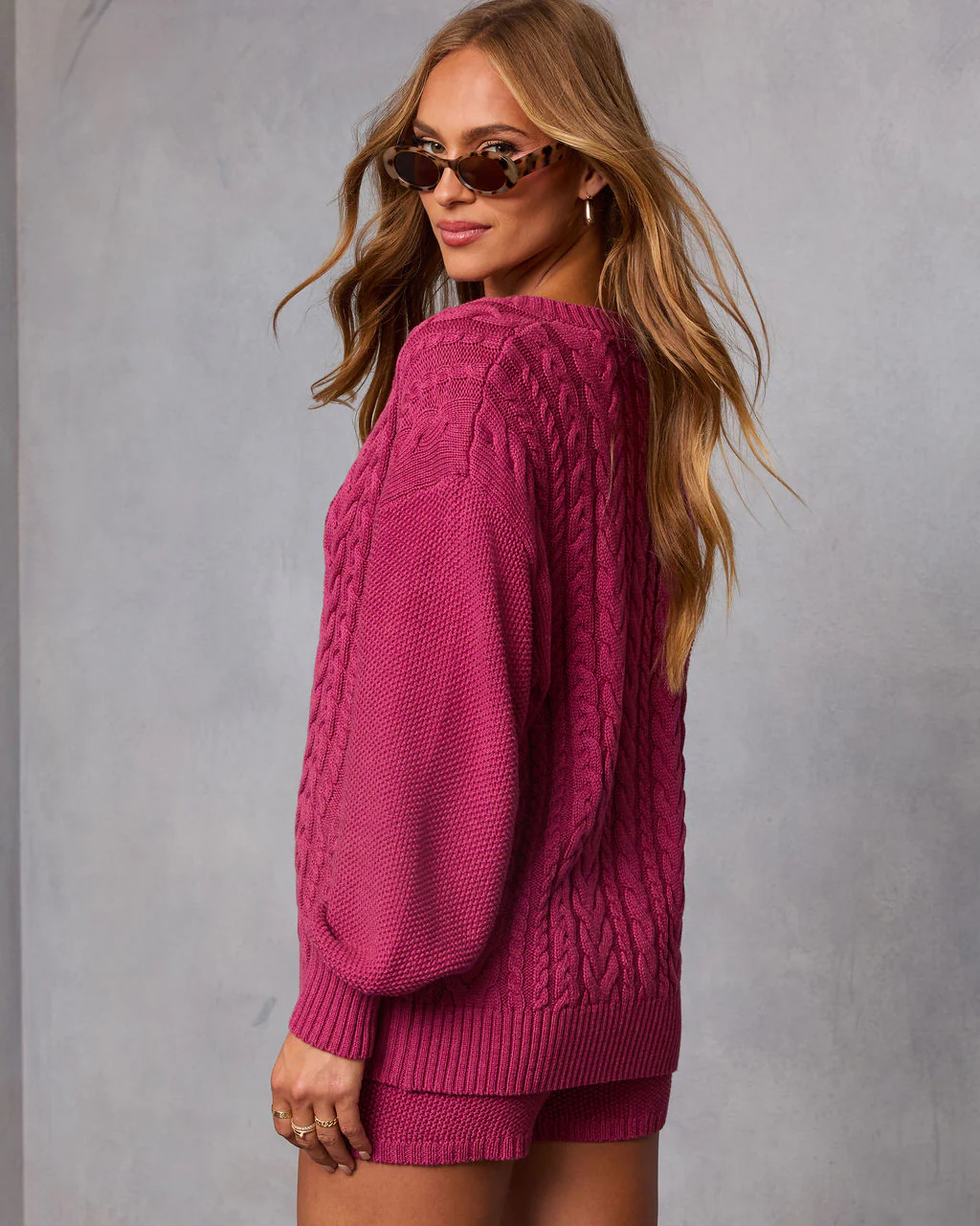 Serene Cable Knit Cardigan - Image 4