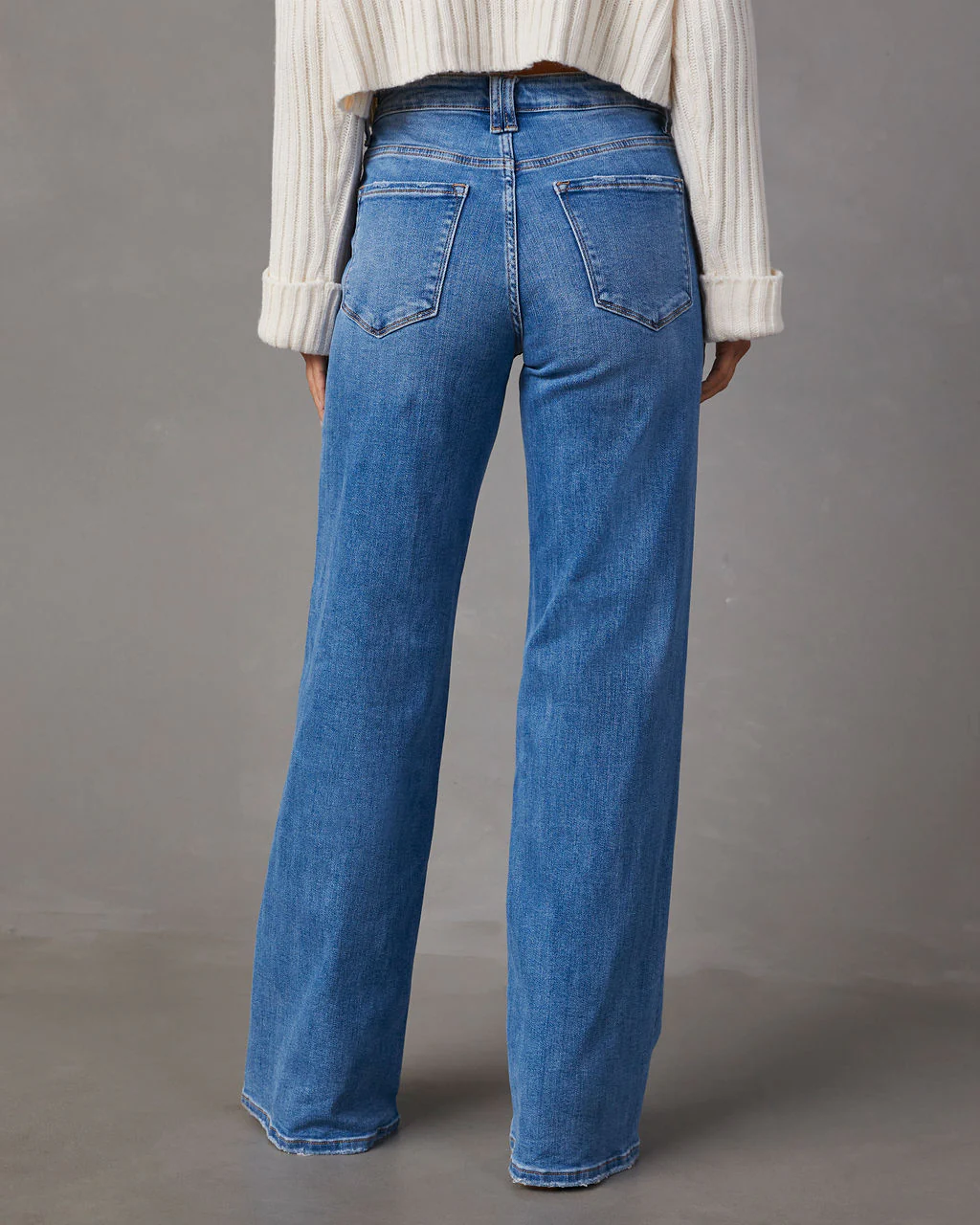 Charley High Rise Wide Leg Stretch Jeans - Image 4