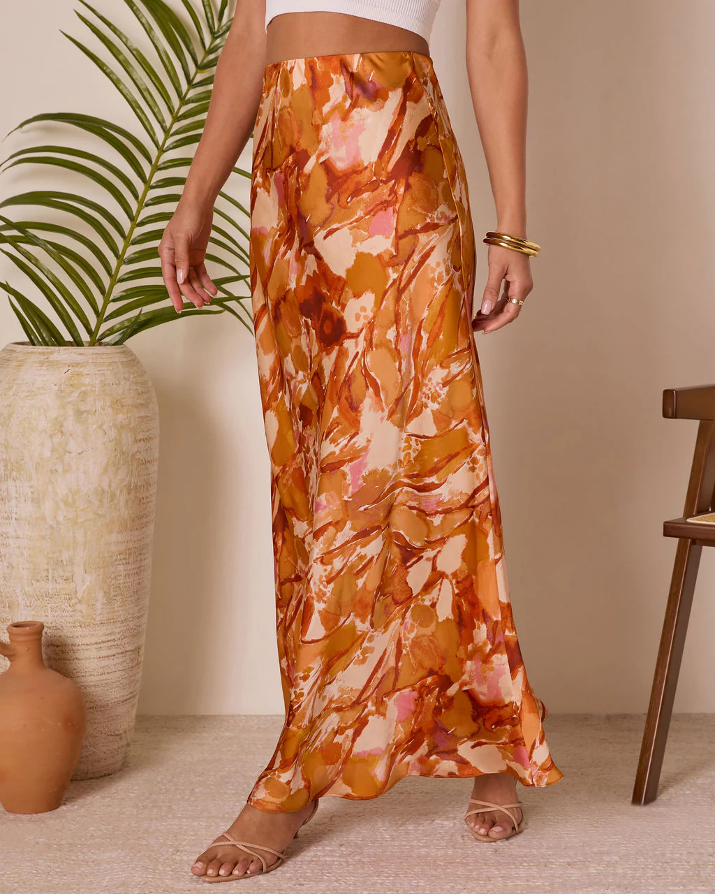 Chasing Sunsets Abstract Maxi Skirt - Image 3