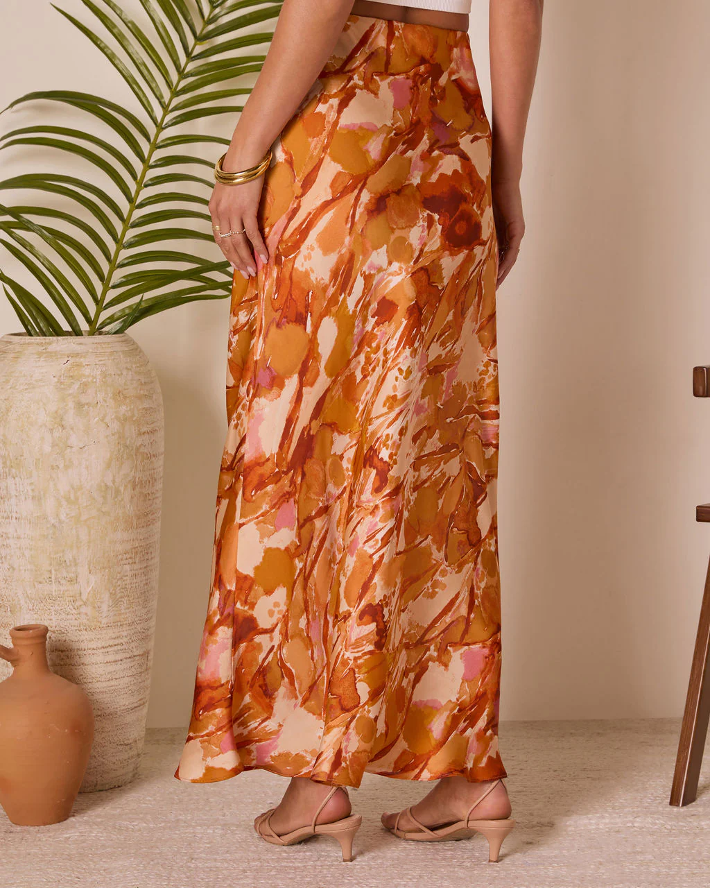 Chasing Sunsets Abstract Maxi Skirt - Image 4