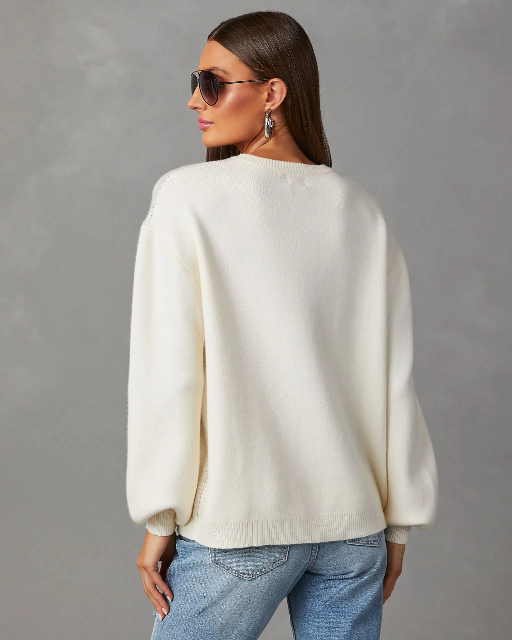Cheer Mom Knit Pullover Sweater - Image 10