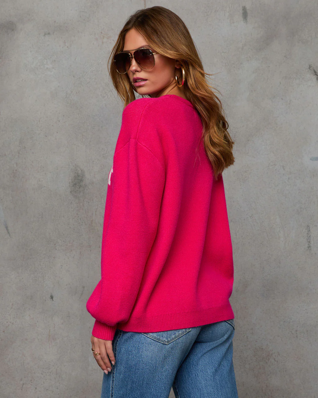 Cheer Mom Knit Pullover Sweater - Image 4